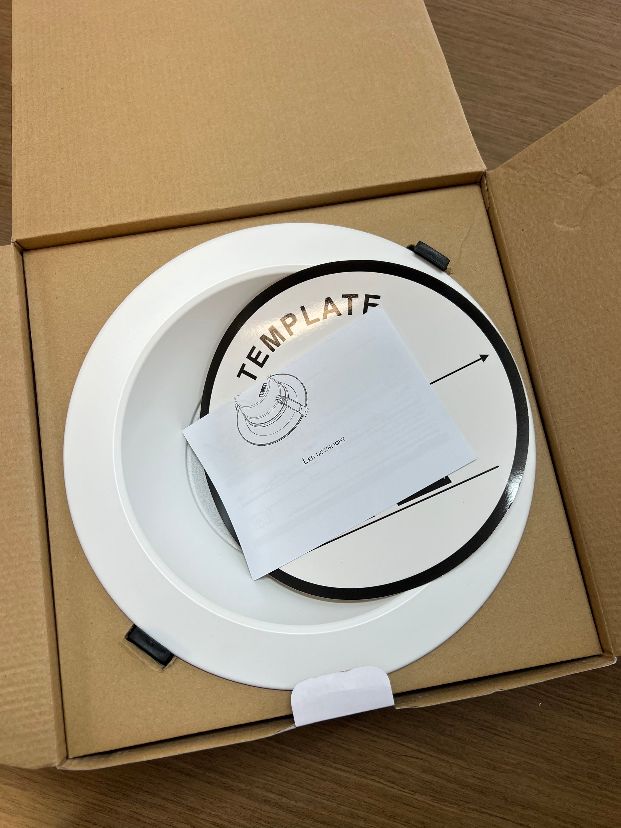LED Commercial Downlight-CDL Series 8"/ 15W-20W-25W-30W-35W Selectable/ 2700-3000-3500-4000-5000K/ 4200LM