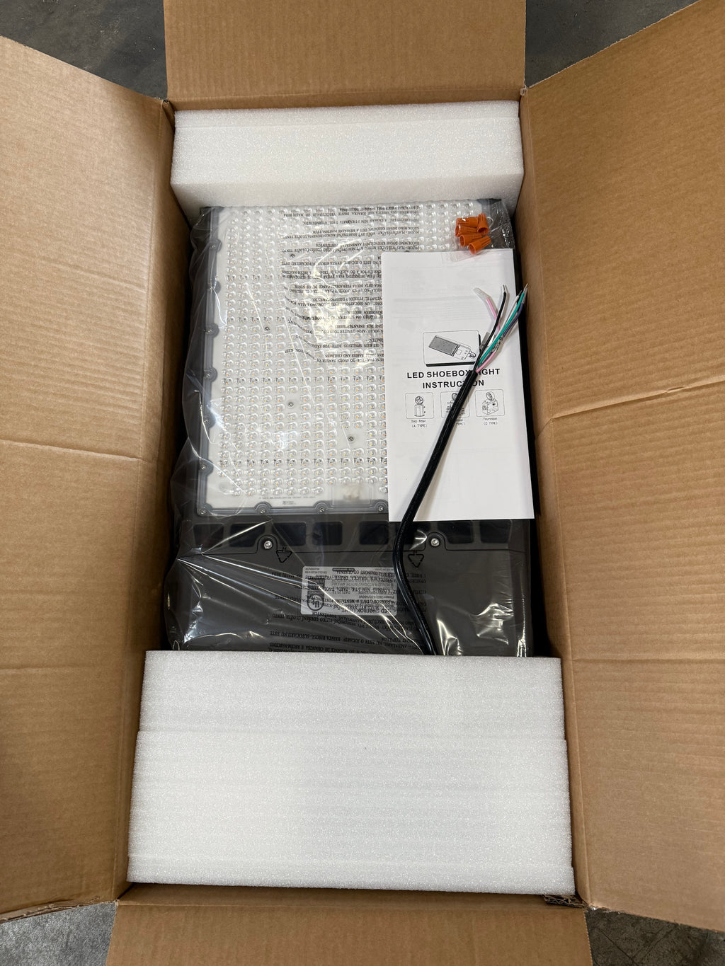 LED Shoebox SL02 Series 360/420/480W Selectable 3500/5000/6500K