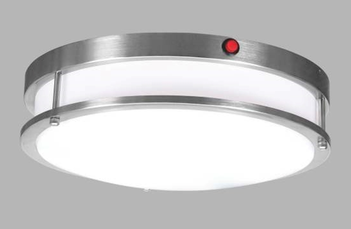 LED Flush Mount Ceiling Light Double Ring Style/12"/16W/ CCT:2700/3500/4000/5000/6500K DR12-16W-CCT