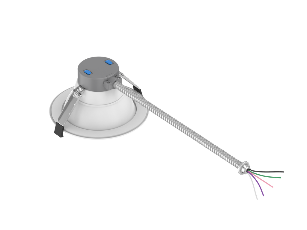 LED Commercial Downlight-CDL Series 6"/ 15W-18W-22W-26W-30W Selectable/ 2700-3000-3500-4000-5000K/ 3100LM