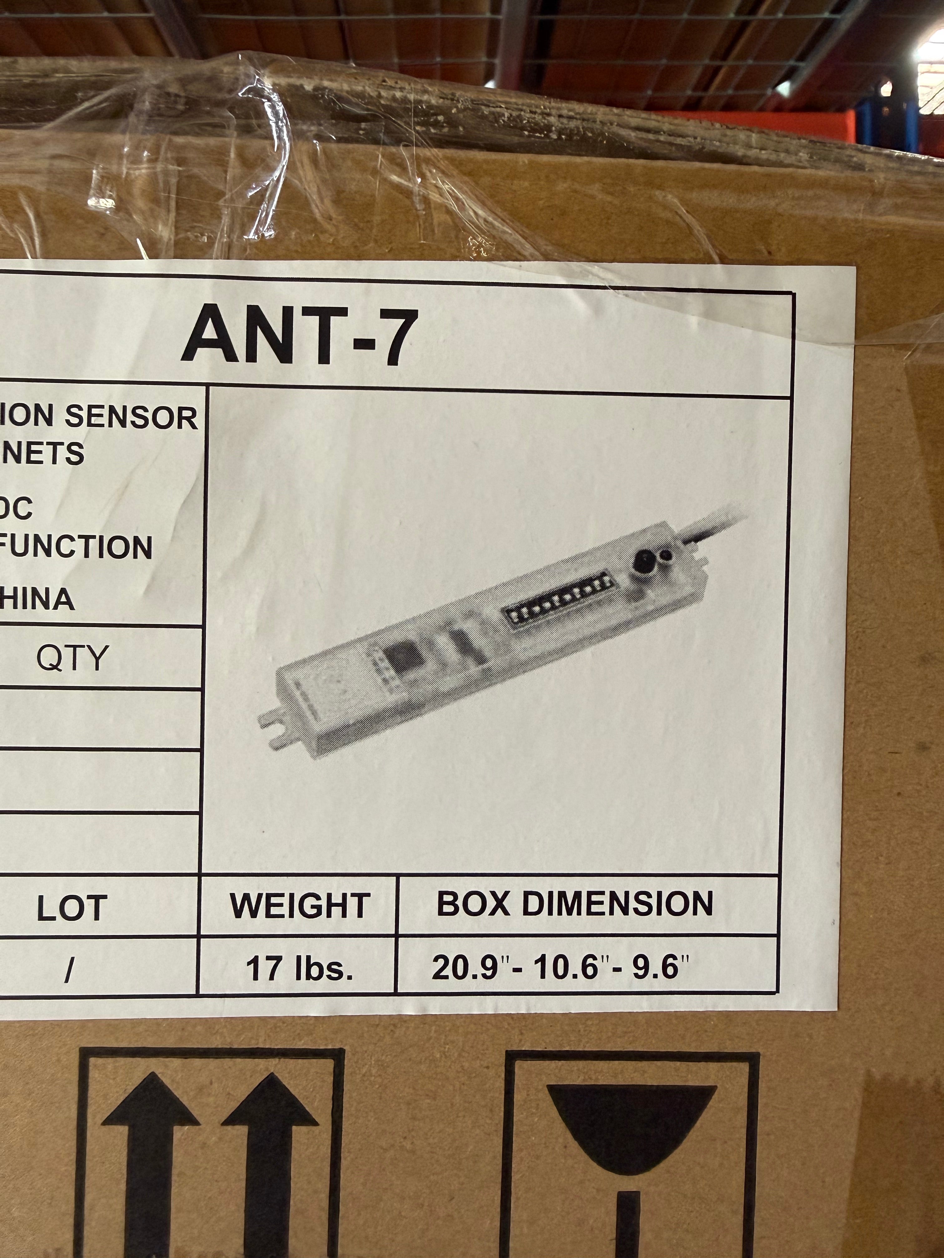 Motion Sensor: ANT-7/ 12-24V/ IP20/ Microwave/ 0-10V Dim/ For Troffer