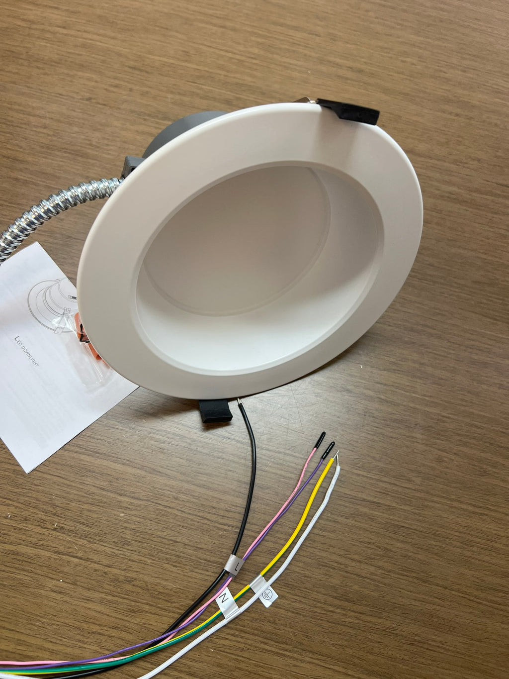 LED Commercial Downlight-CDL Series 6"/ 15W-18W-22W-26W-30W Selectable/ 2700-3000-3500-4000-5000K/ 3100LM