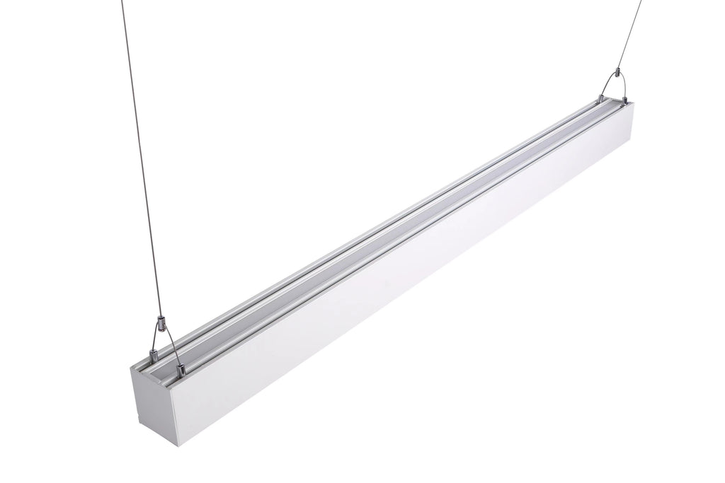 LED Suspended Up and Down Linear Light 4FT-LUD-50W-30K/40K/50K (WH)