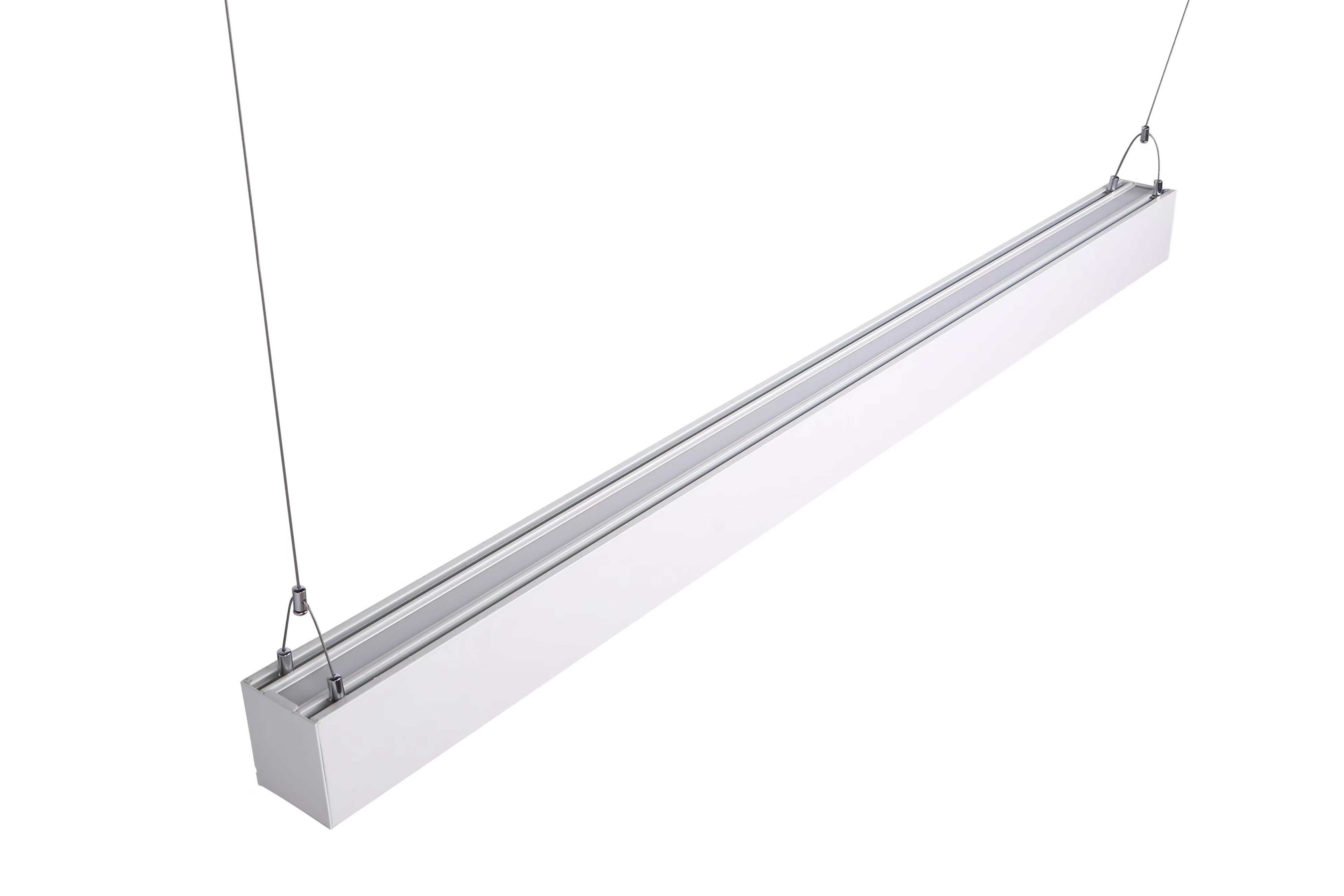 LED Suspended Up and Down Linear Light 4FT-LUD-50W-30K/40K/50K (WH)
