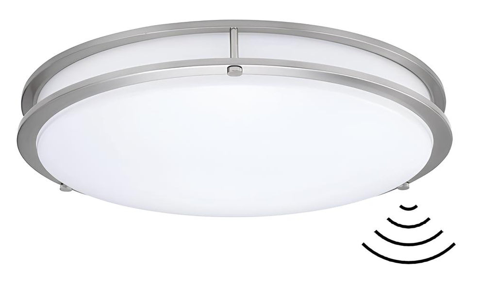 LED Flush Mount Ceiling Light Double Ring Style/12"/16W/ CCT:2700/3500/4000/5000/6500K DR12-16W-CCT