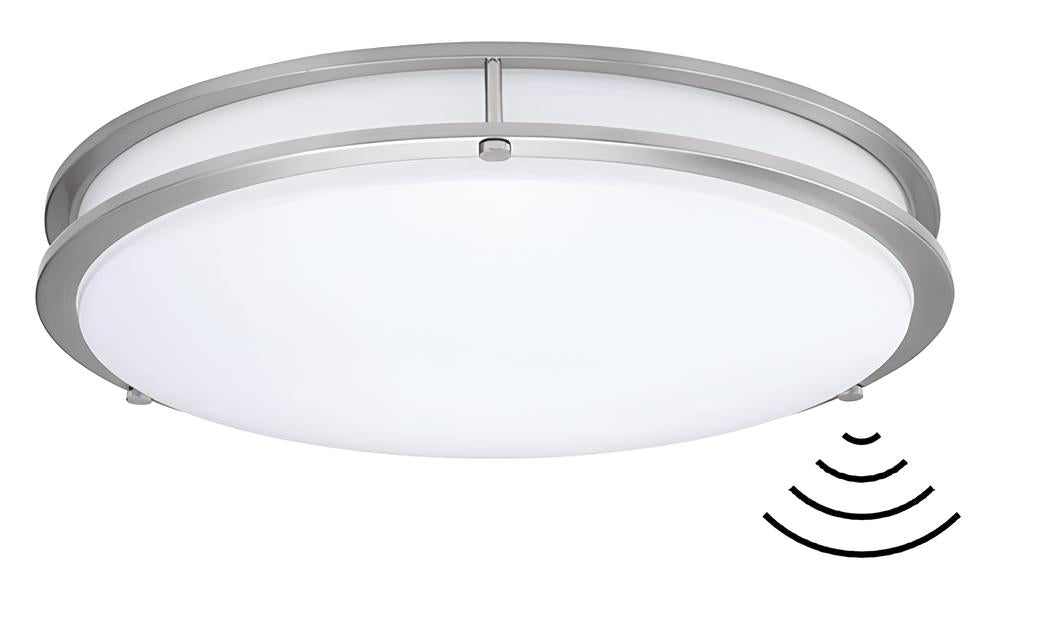 LED Flush Mount Ceiling Light Double Ring Style/12"/16W/ CCT:2700/3500/4000/5000/6500K DR12-16W-CCT