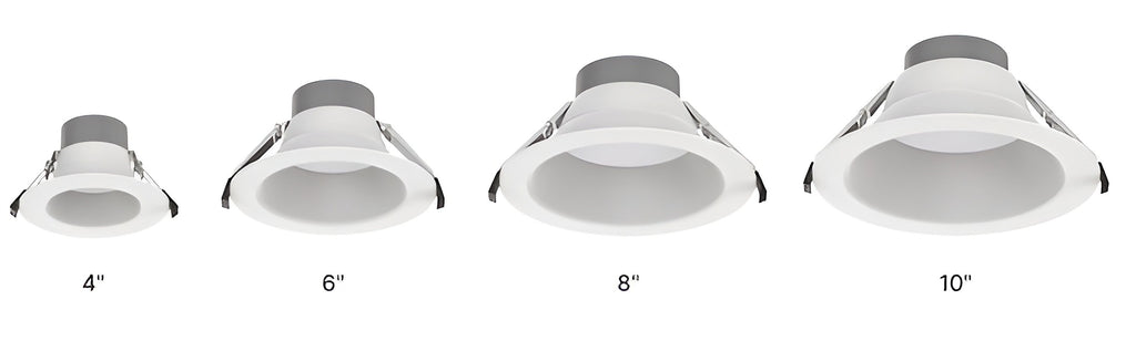 LED Commercial Downlight-CDL Series 6"/ 15W-18W-22W-26W-30W Selectable/ 2700-3000-3500-4000-5000K/ 3100LM