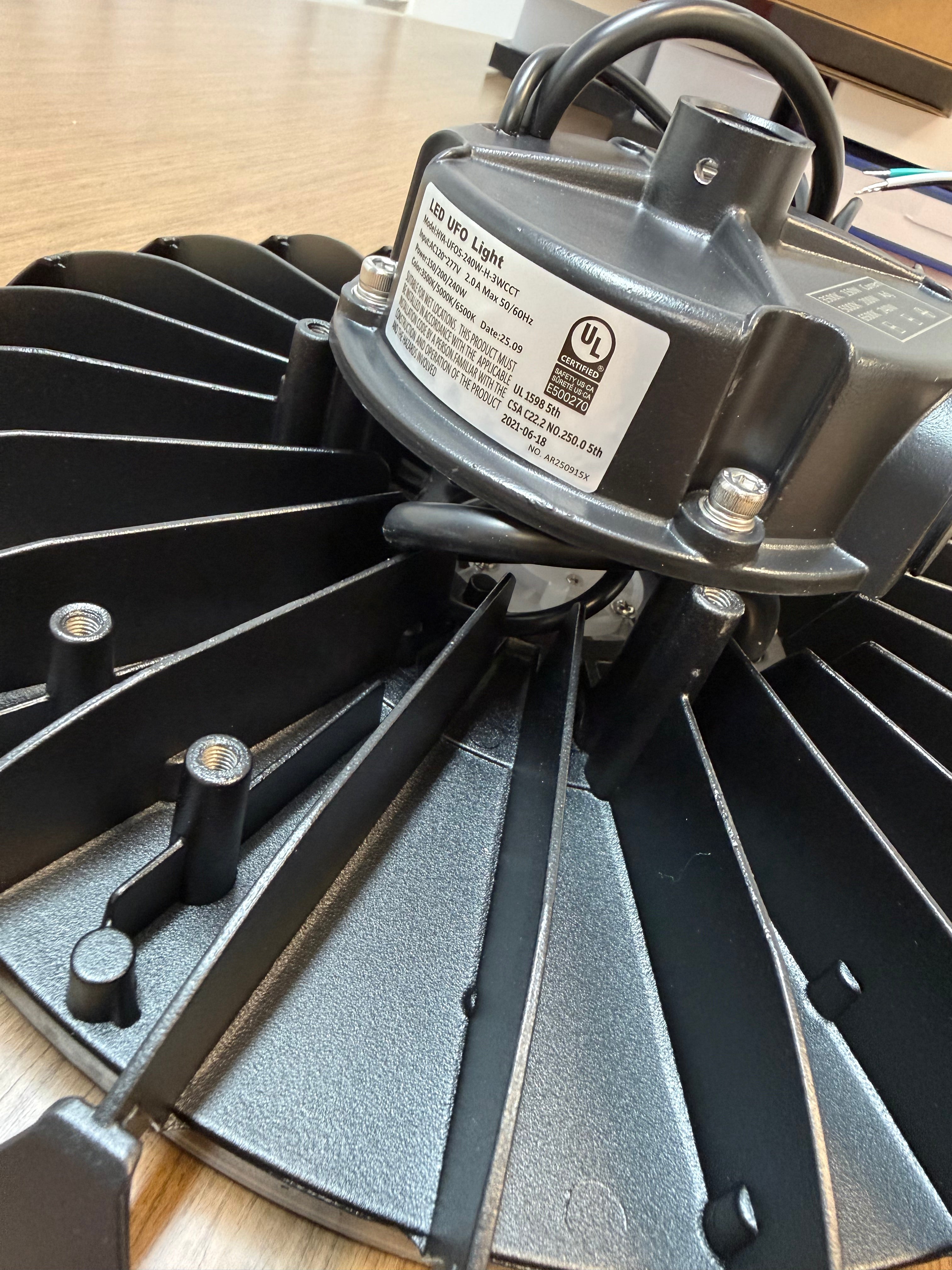LED UFO5 HighBay 240W UFO5-240W-H-3WCCT