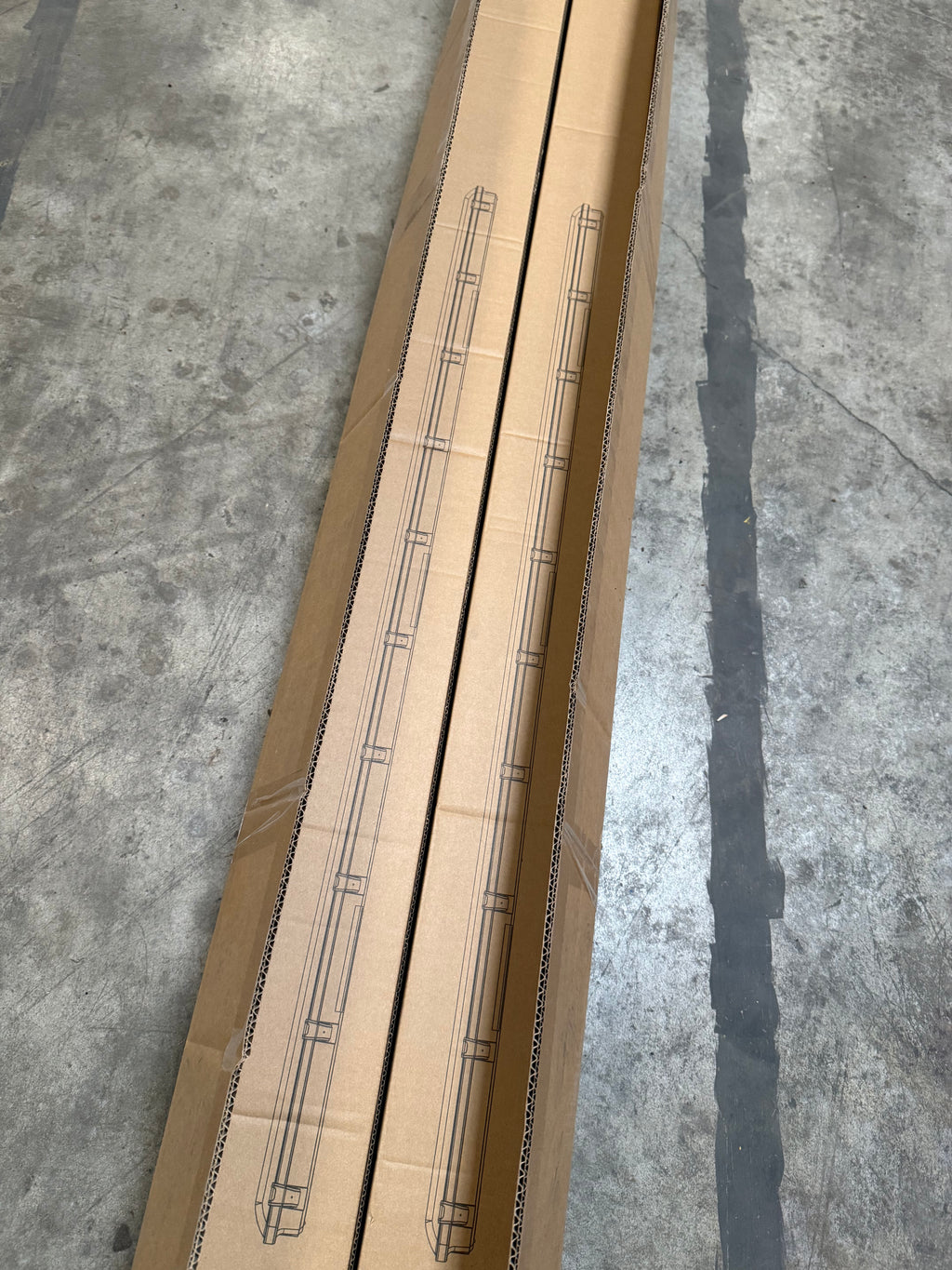 LED Vapor Tight 8FT Clear Strip Cover 8FT-VT-H-3W3CCT
