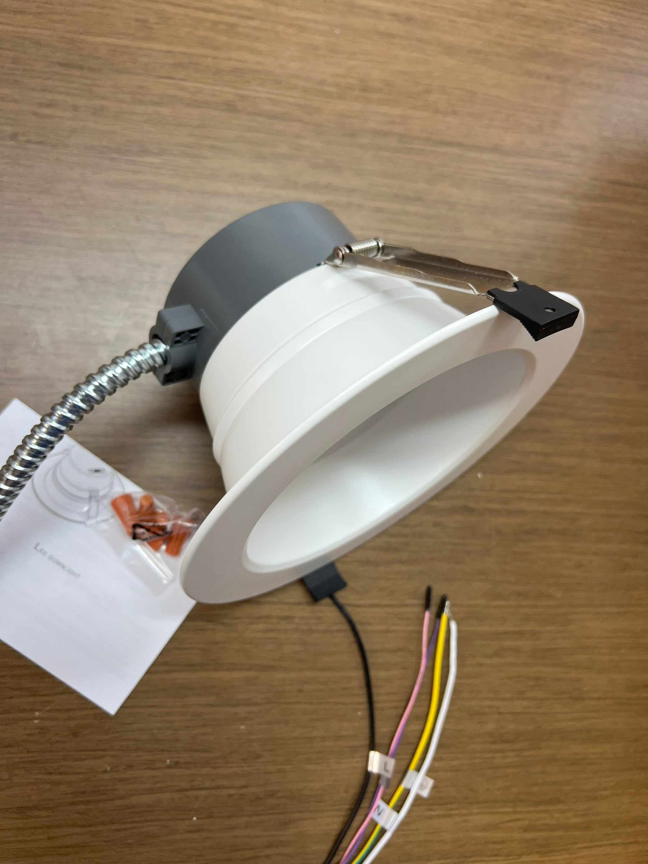 LED Commercial Downlight-CDL Series 6"/ 15W-18W-22W-26W-30W Selectable/ 2700-3000-3500-4000-5000K/ 3100LM