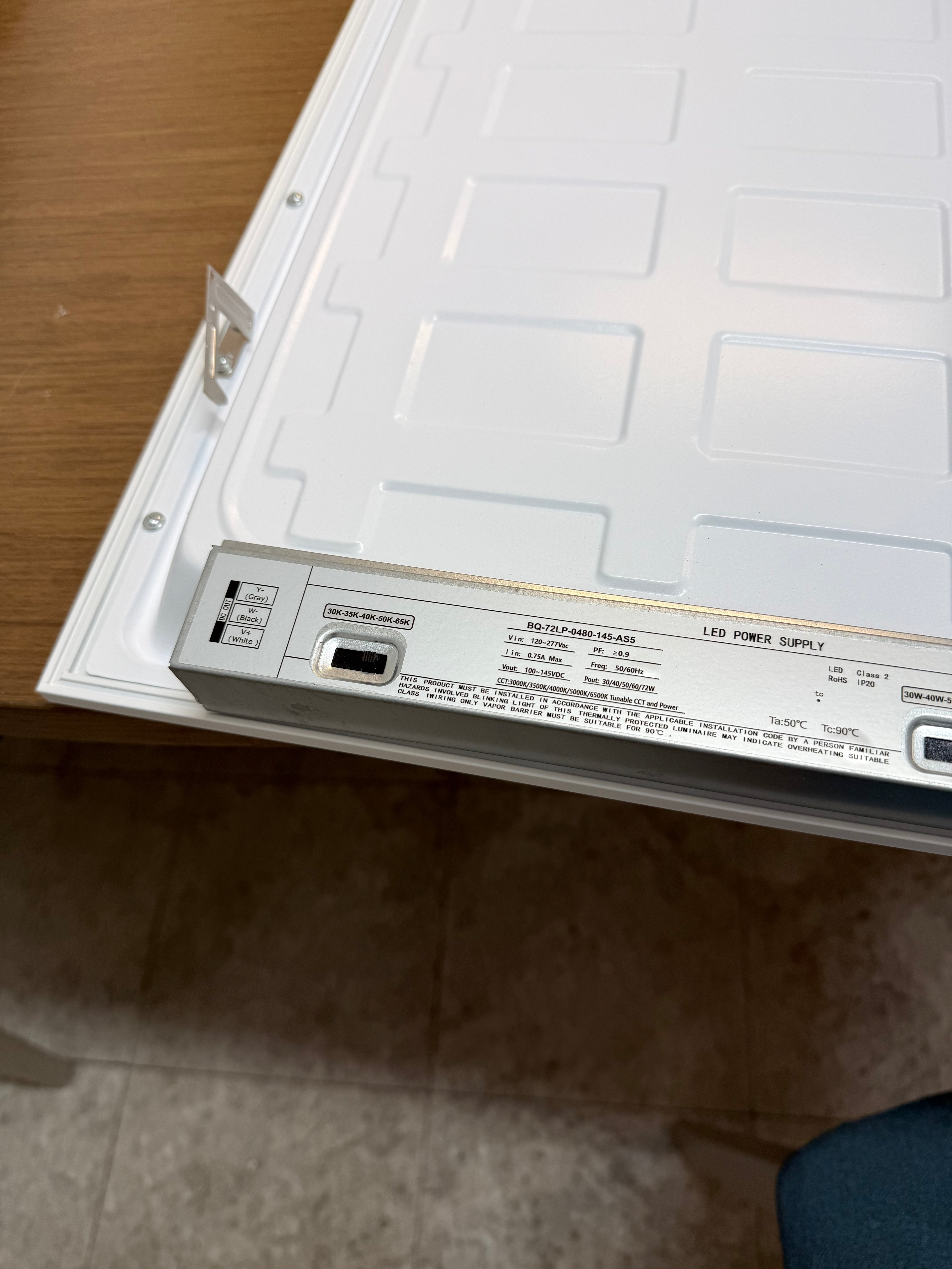 LED Panel Backlit 2x4/72W PB2-2X4-72W-H-TWCCT(XX) Sensor Base