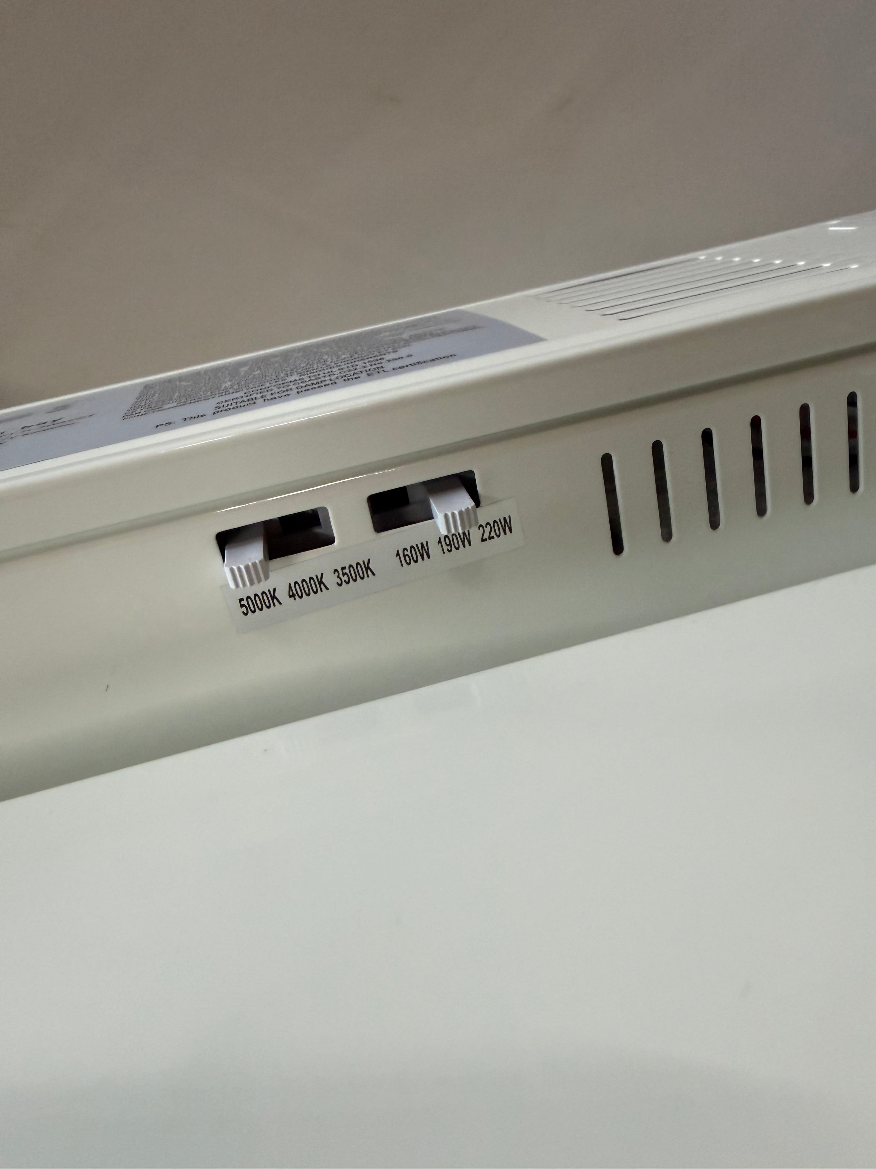 LED Linear High Bay LHB-220W 2FT-H-220-190-160W Selectable 3500K-4000K-5000K Selectable