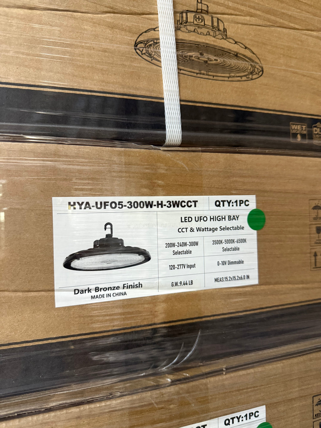 LED UFO5 Highbay 300W-H-3WCCT