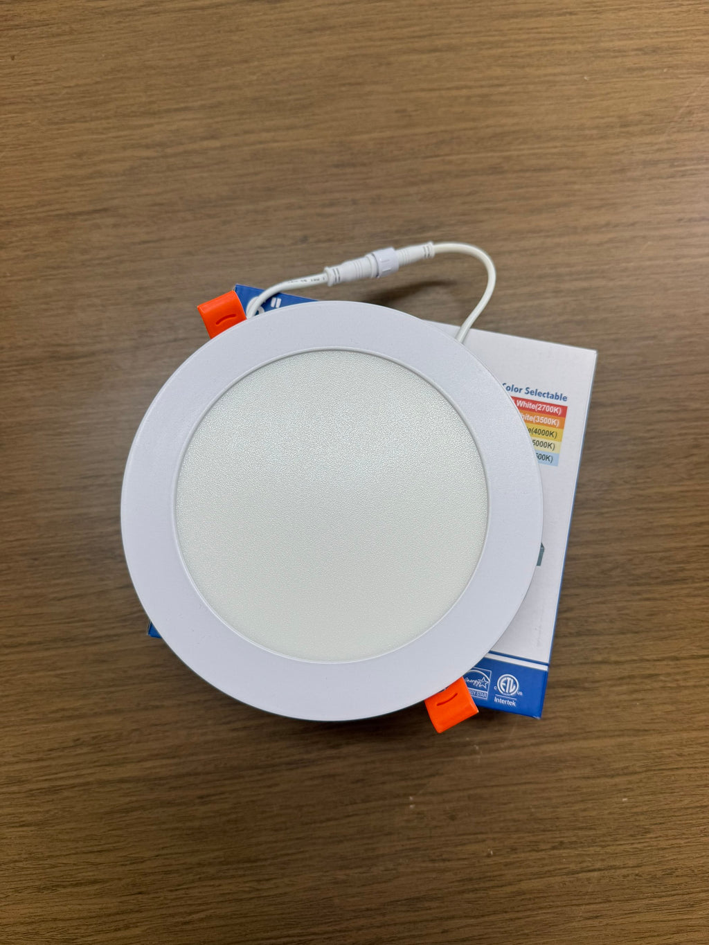 LED Canless Recessed Ultra Slim Downlights Round/6" /12W /5 CCT Tunable (27K/35K/40K/50K/65K)/ 1000LM