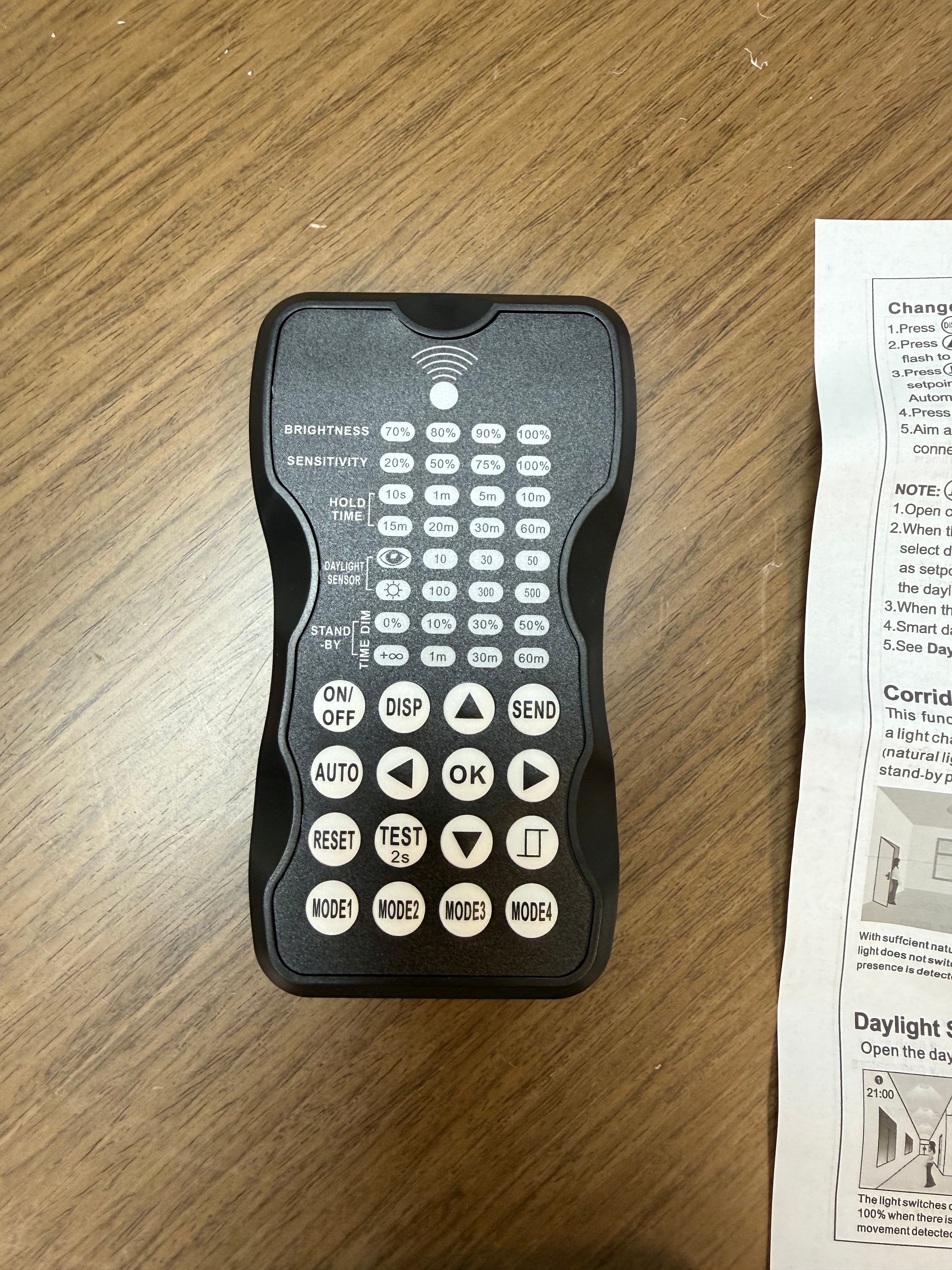 Motion Sensor Control: Remote Control - RC-100