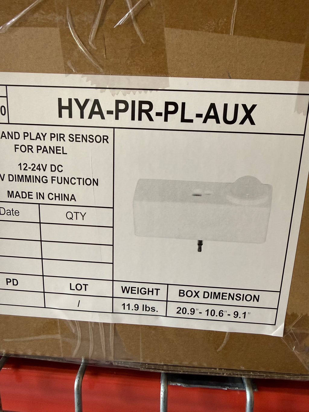 Motion Sensor:  Sensor Base/ For PB2 Sensor Base Panel Motion Sensor:HYA-PIR-PL-AUX ( HYA-ANT-1P-4T)