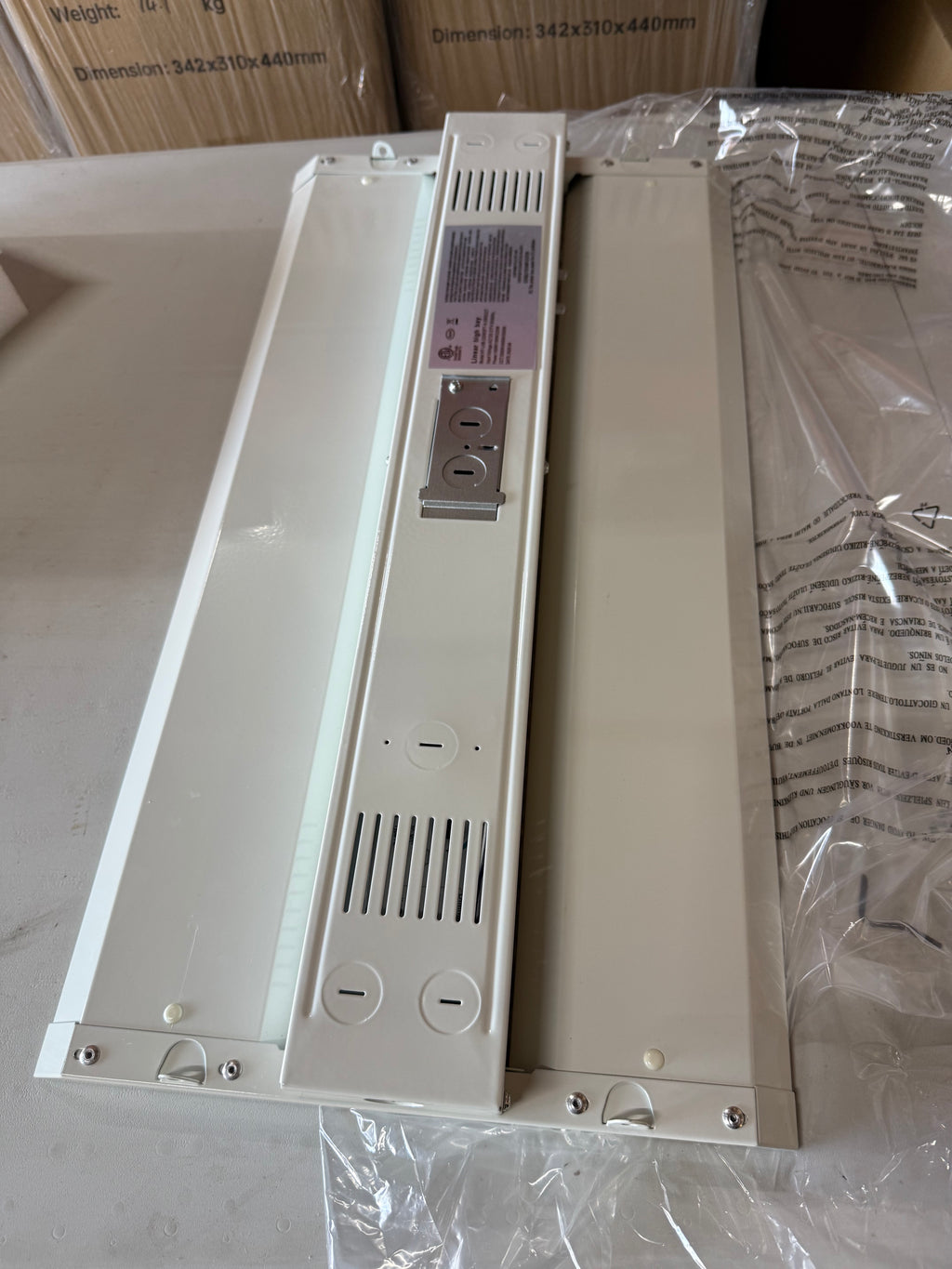 LED Linear High Bay LHB-220W 2FT-H-220-190-160W Selectable 3500K-4000K-5000K Selectable