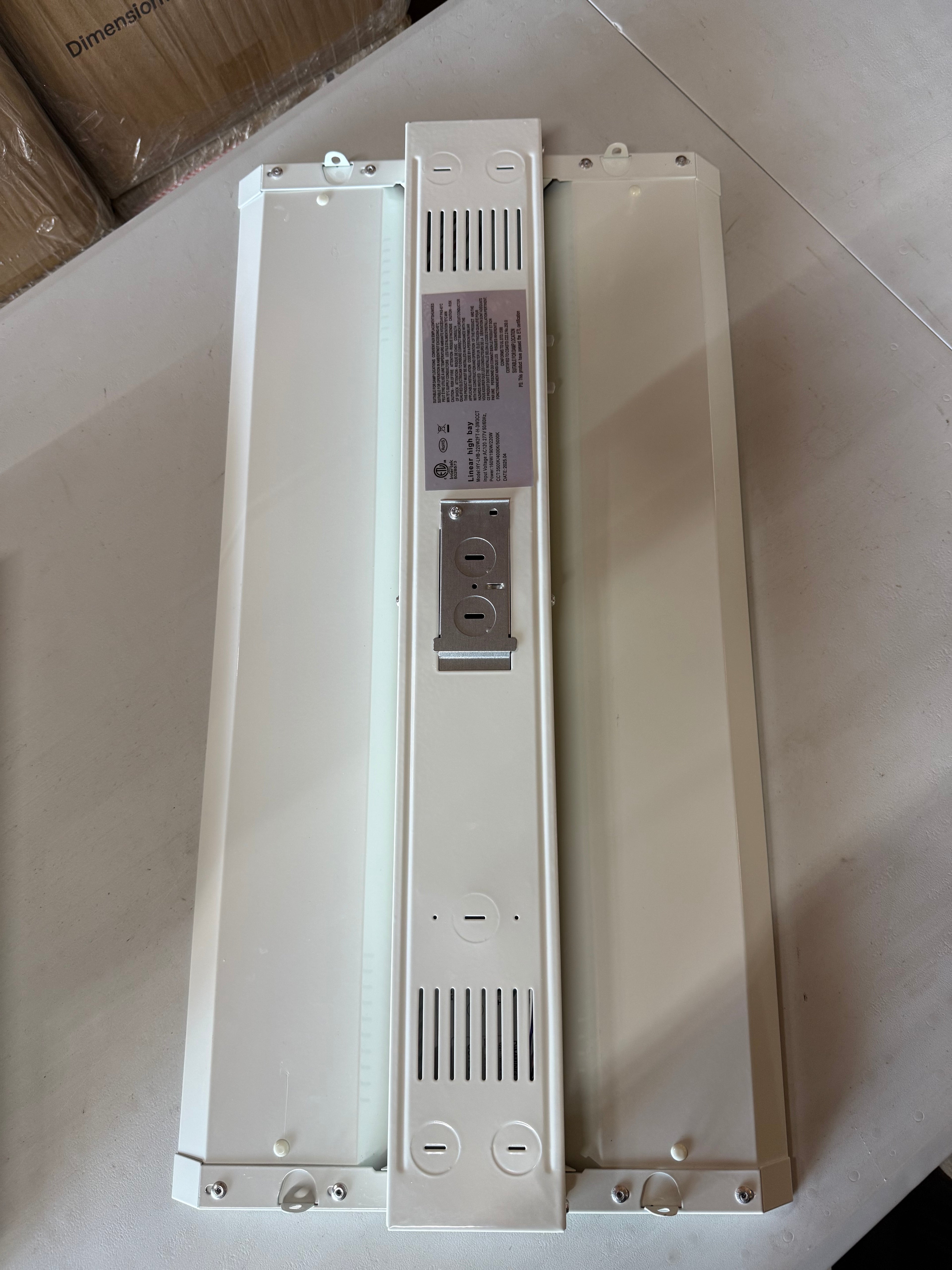 LED Linear High Bay LHB-220W 2FT-H-220-190-160W Selectable 3500K-4000K-5000K Selectable