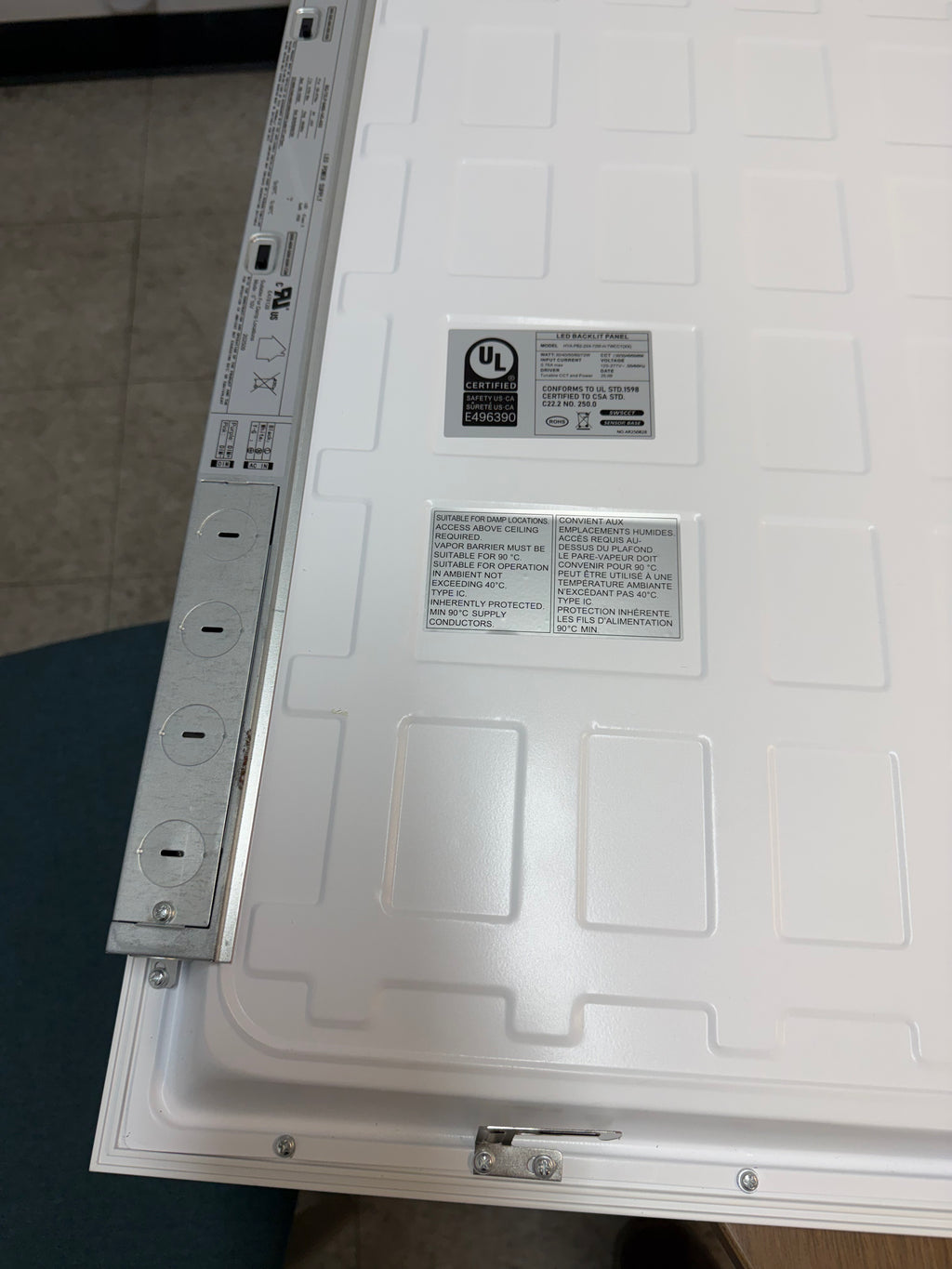 LED Panel Backlit 2x4/72W PB2-2X4-72W-H-TWCCT(XX) Sensor Base