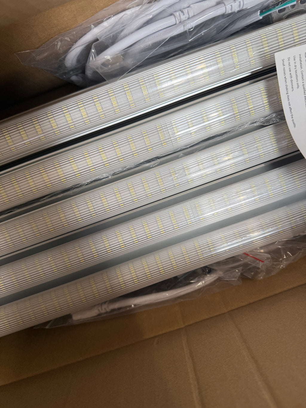 LED Integrated Tube Double LED Strip/6FT/ 48W/ 6500K/ Strip Cover/ T8I ...