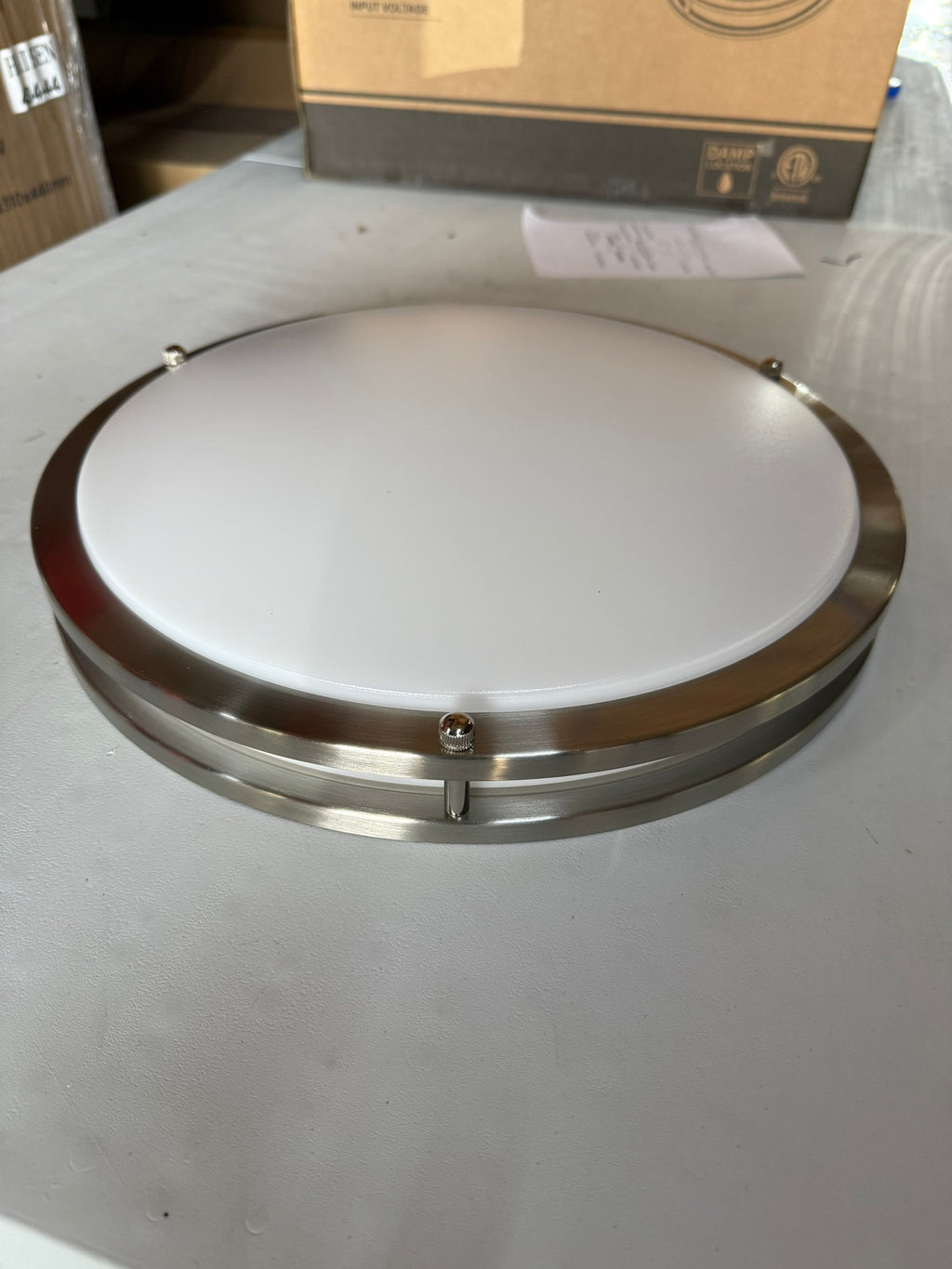 LED Flush Mount Ceiling Light Double Ring Style/14"/22W/5CCT Selectable/ DR14-22W-CCT (14")