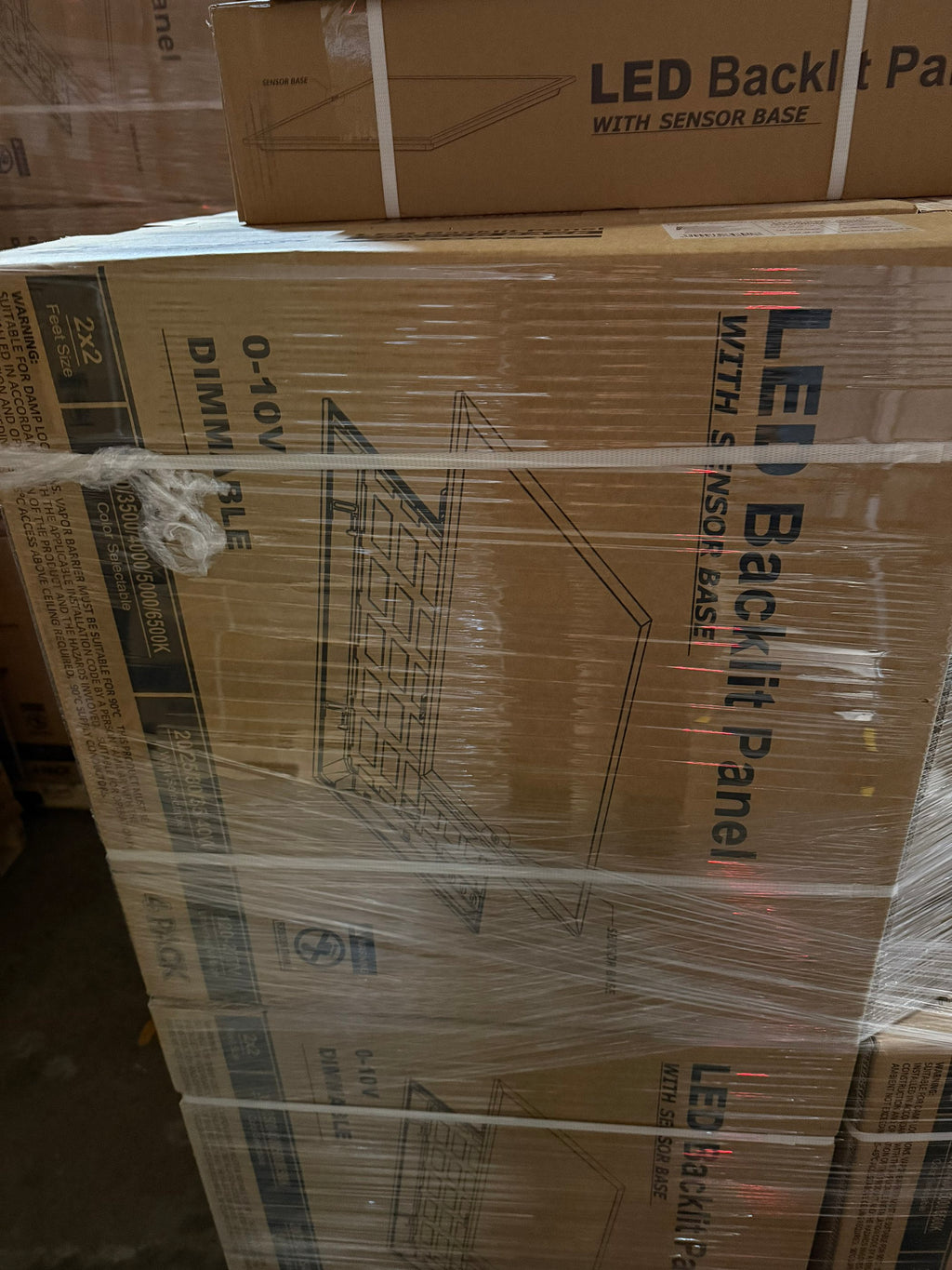 LED Panel Backlit 2x2/PB2-40W-H-TWCCT(XX) Sensor Base
