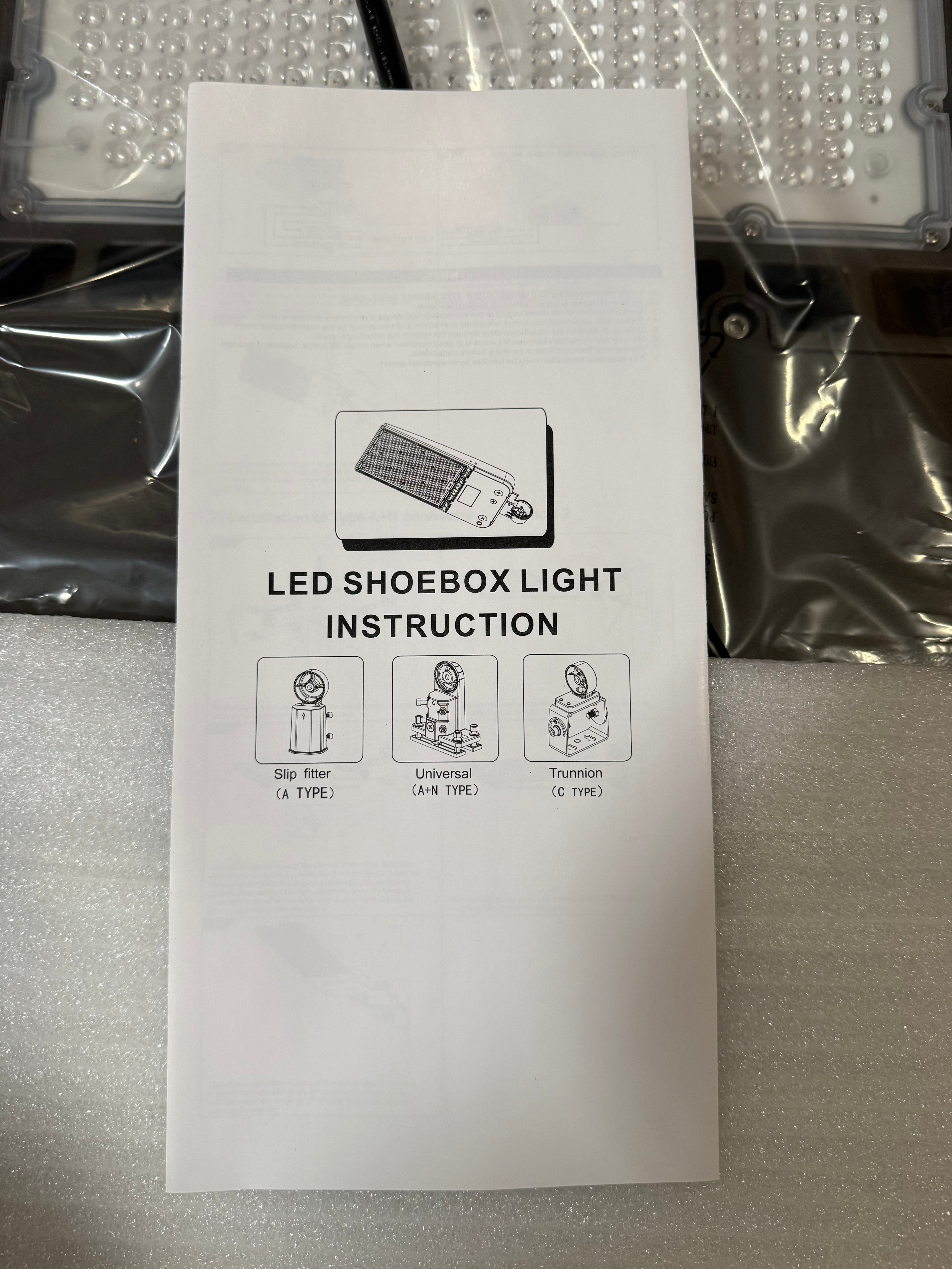 LED Shoebox SL02 Series 360/420/480W Selectable 3500/5000/6500K