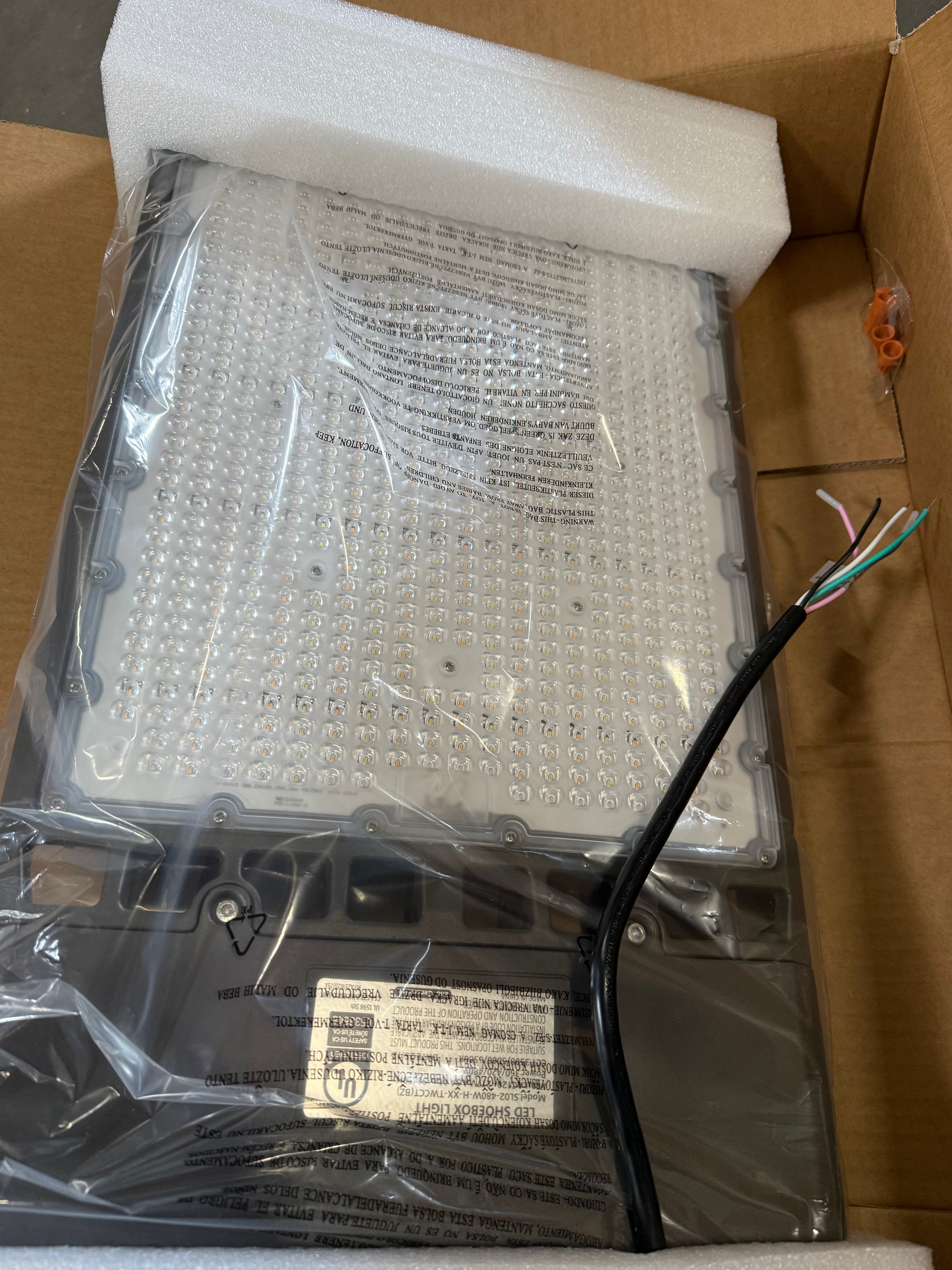 LED Shoebox SL02 Series 360/420/480W Selectable 3500/5000/6500K