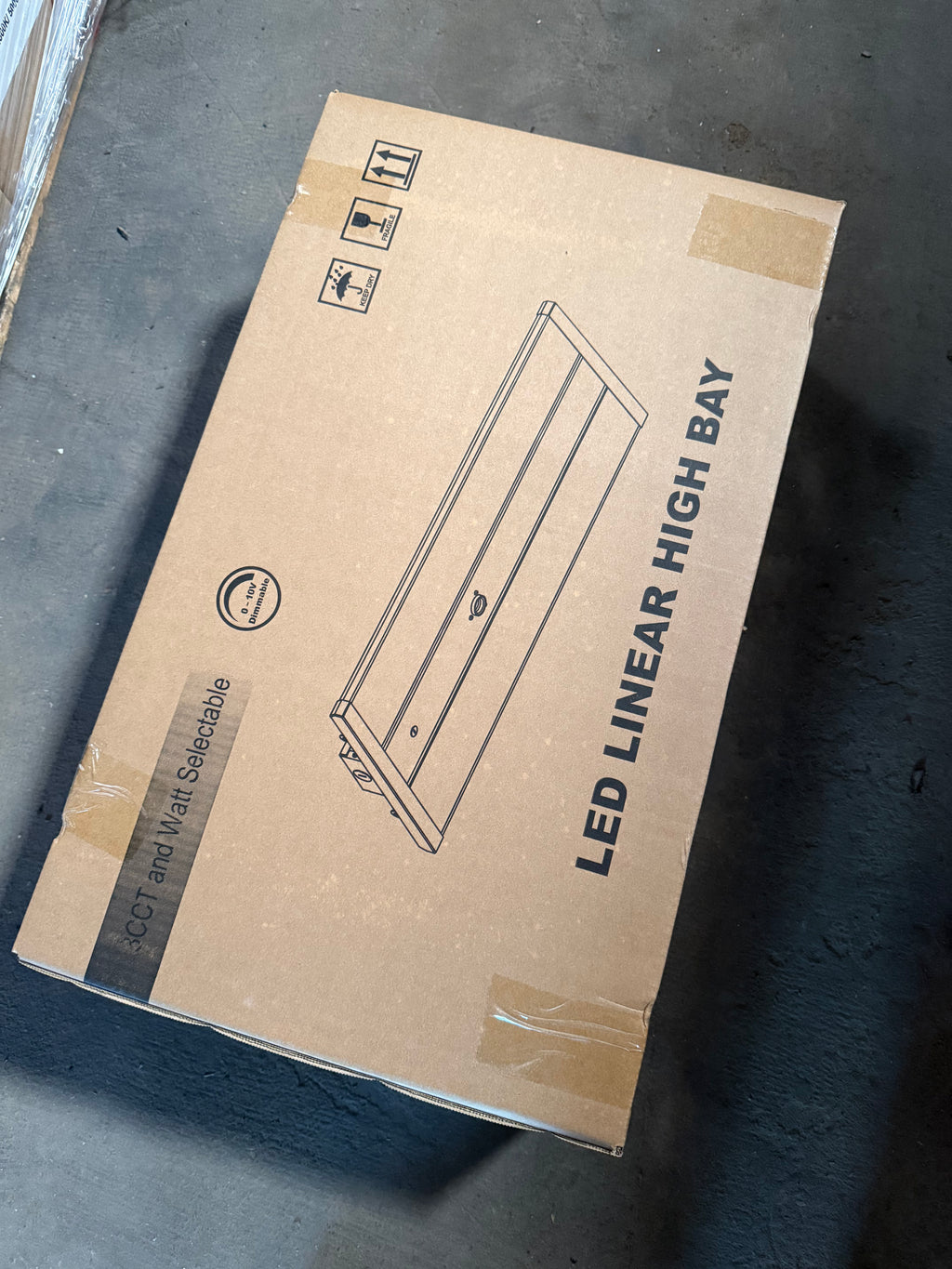 LED Linear High High Bay 110W 2FT LHB-110W2FT-H-3W3CCT