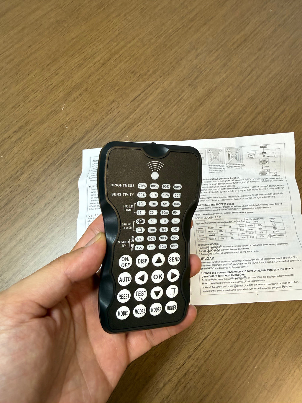 Motion Sensor Control: Remote Control - RC-100