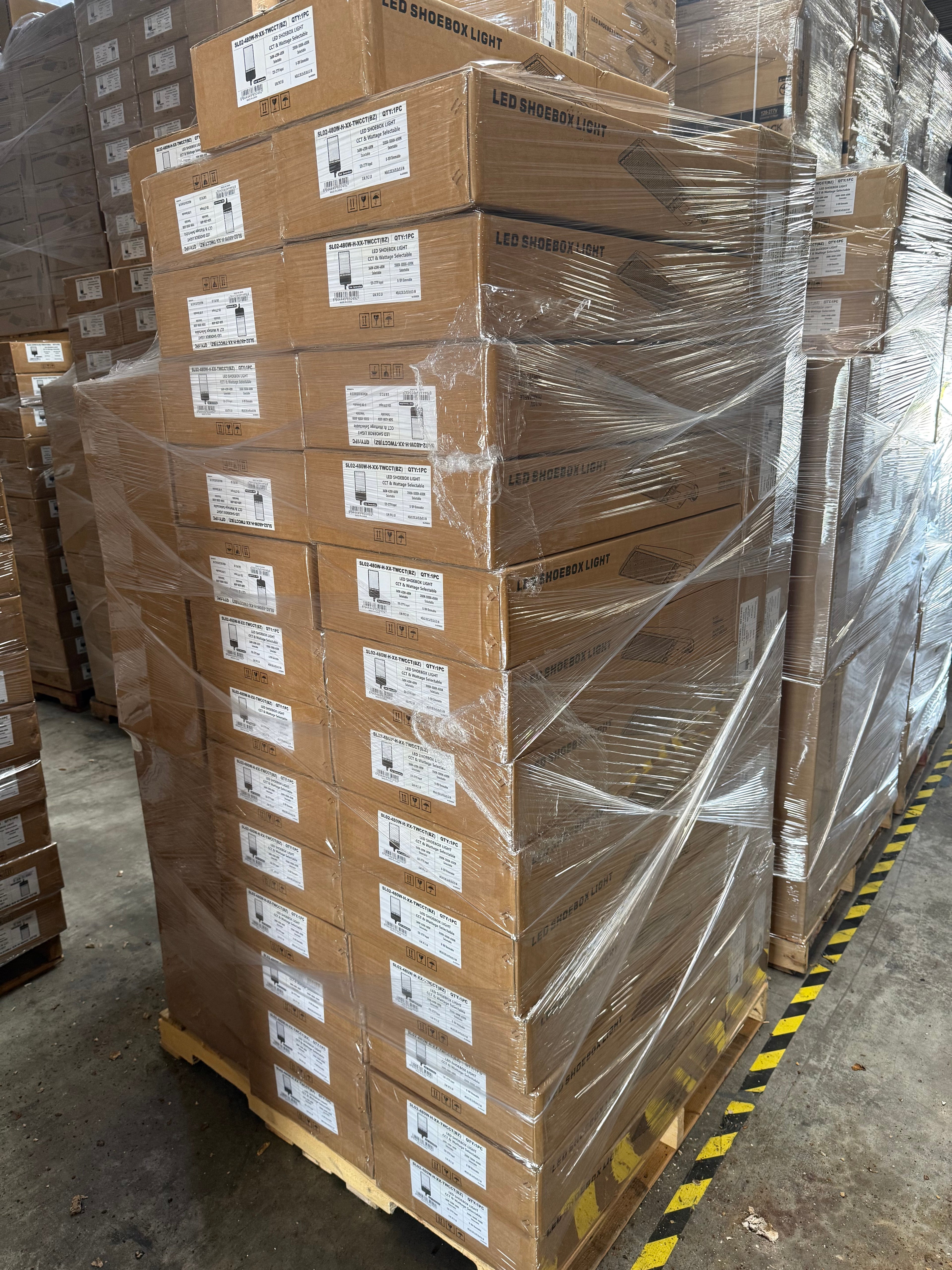 LED Shoebox SL02 Series 360/420/480W Selectable 3500/5000/6500K