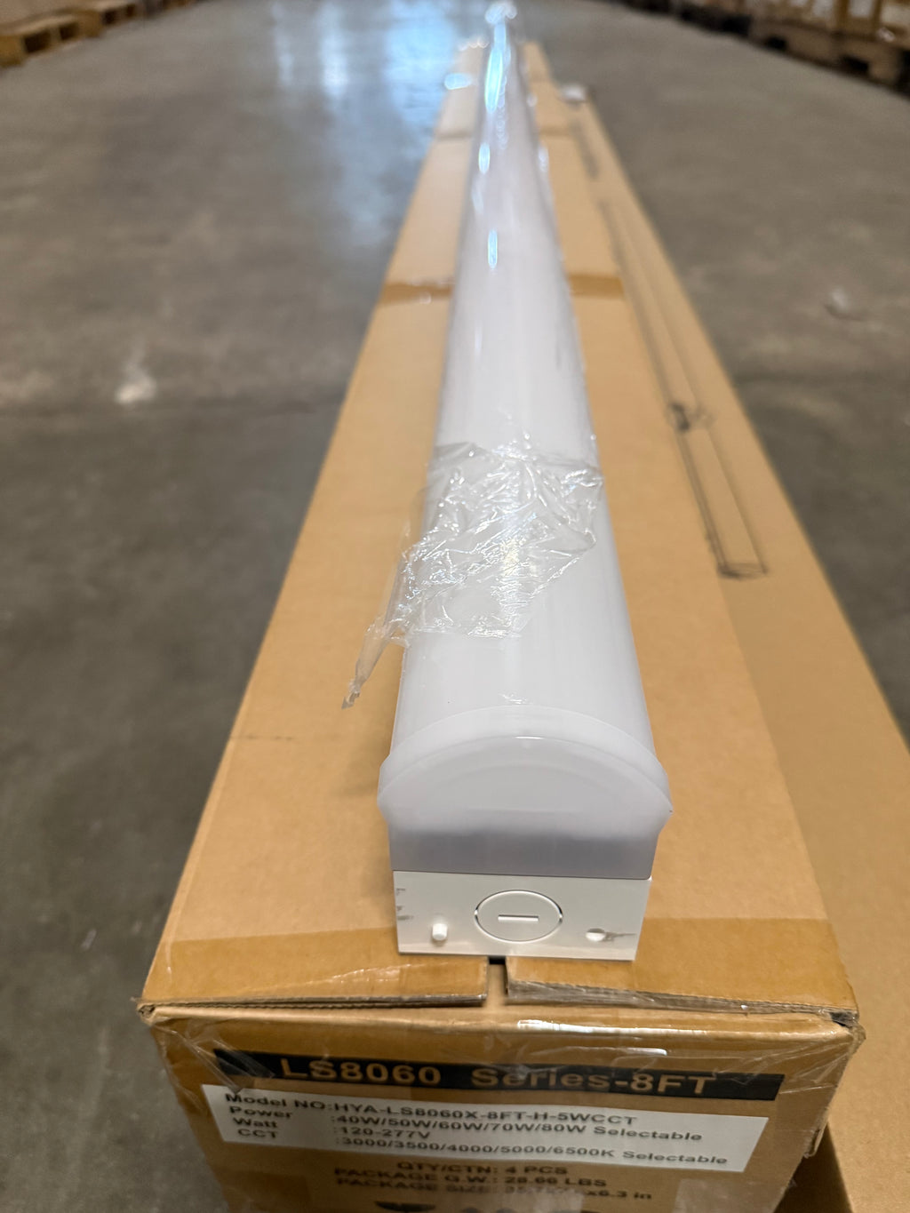 LED Linear Strip LS8060 Series 8FT/ 80W LS8060X-8FT-H-5WCCT