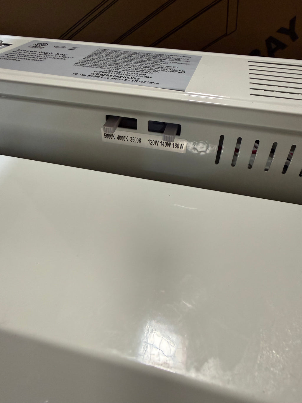 LED Linear High High Bay 160W LHB-160W2FT-H-3W 3500K-4000K-5000K