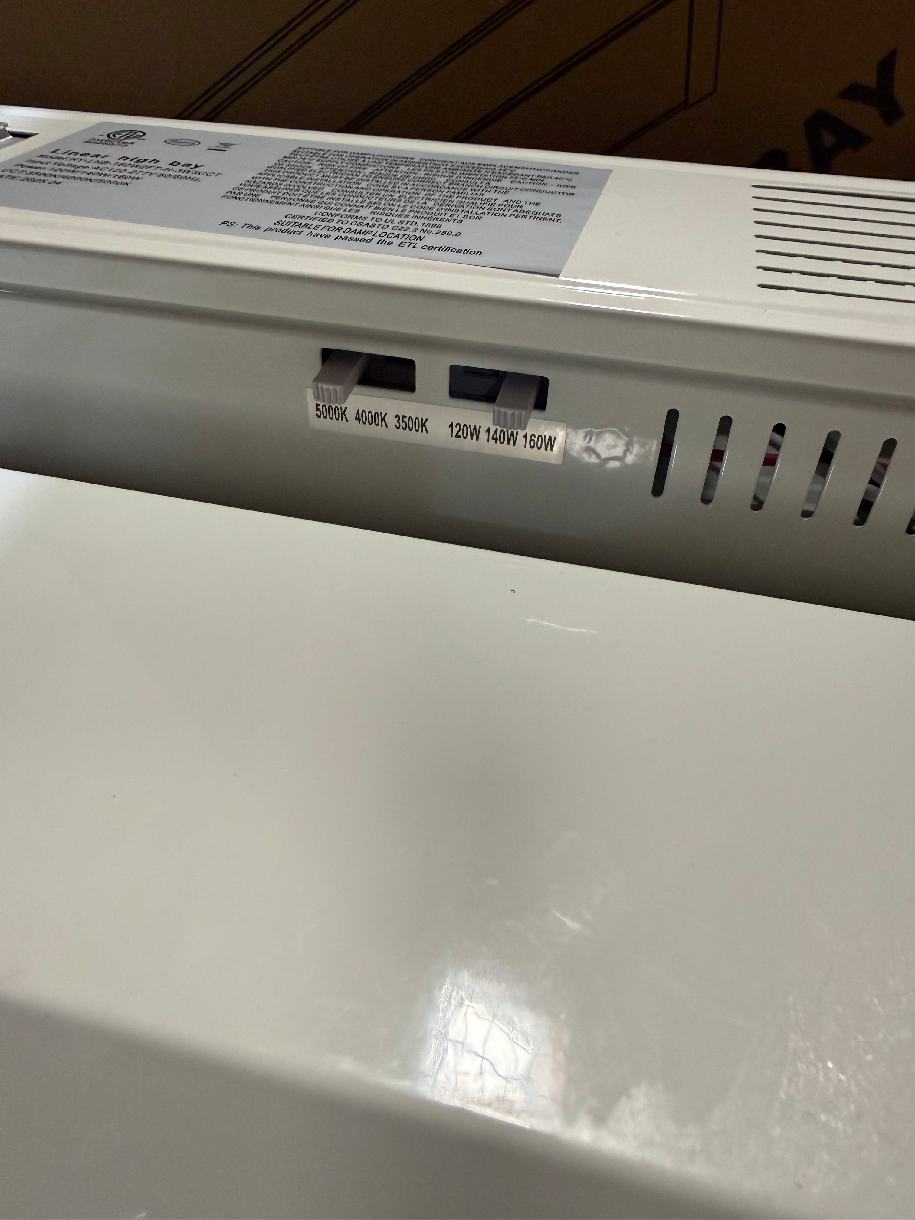 LED Linear High High Bay 160W LHB-160W2FT-H-3W 3500K-4000K-5000K