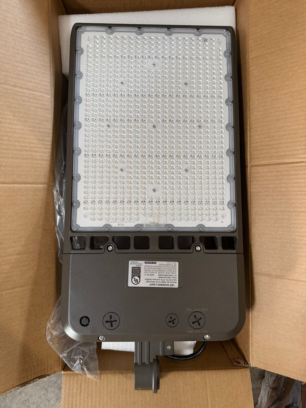 LED Shoebox SL02 Series 360/420/480W Selectable 3500/5000/6500K