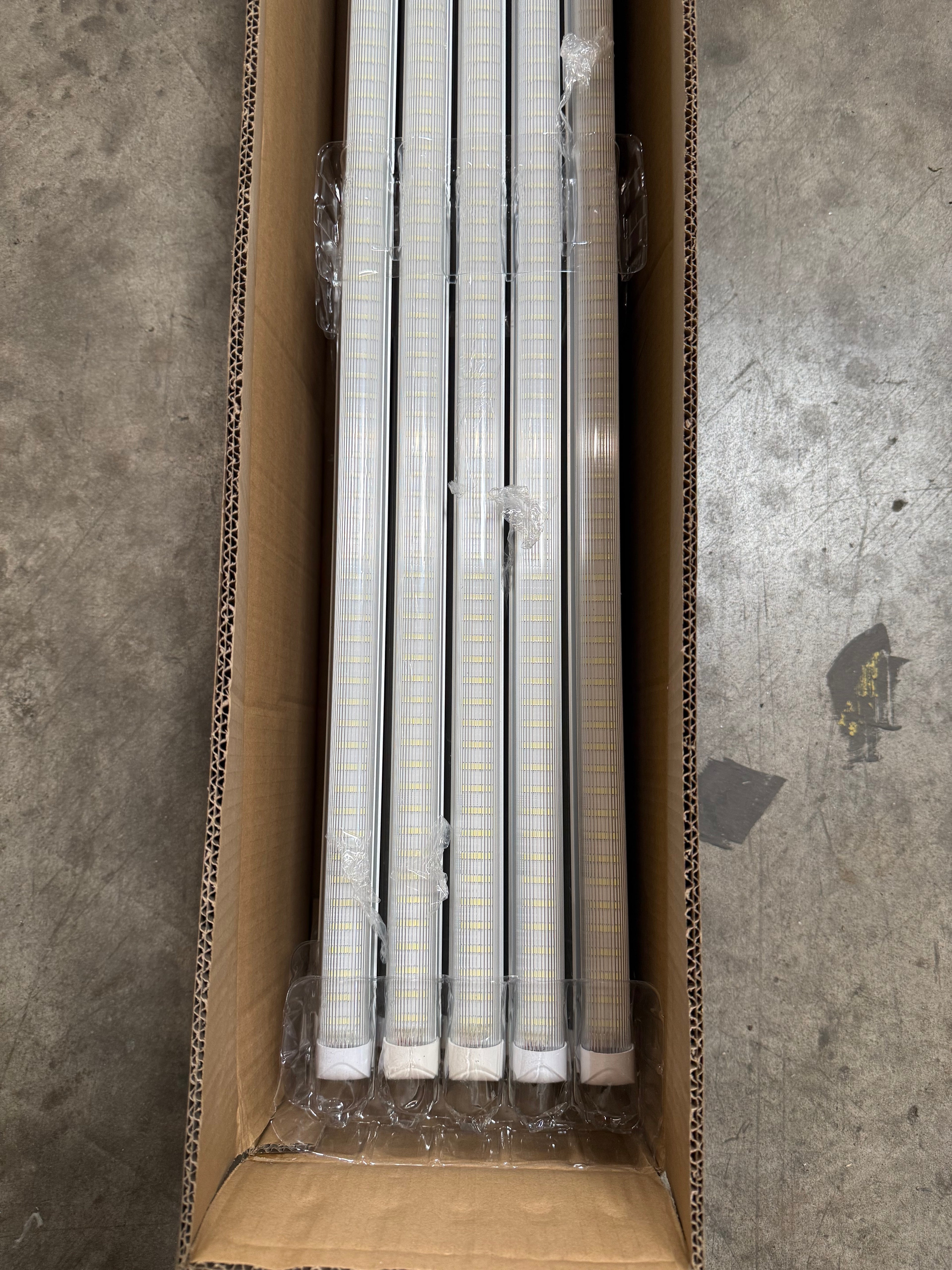 LED Integrated Tube Double LED Strip/6FT/ 48W/ 6500K/ Strip Cover/ T8INT-6FT-48W-65K(S)