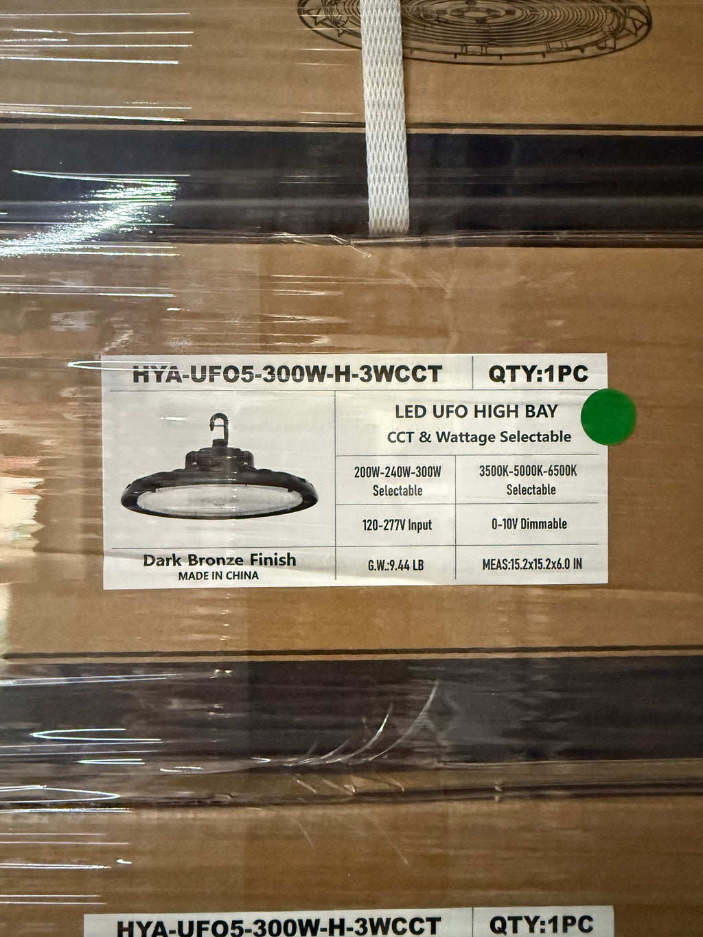 LED UFO5 Highbay 300W-H-3WCCT
