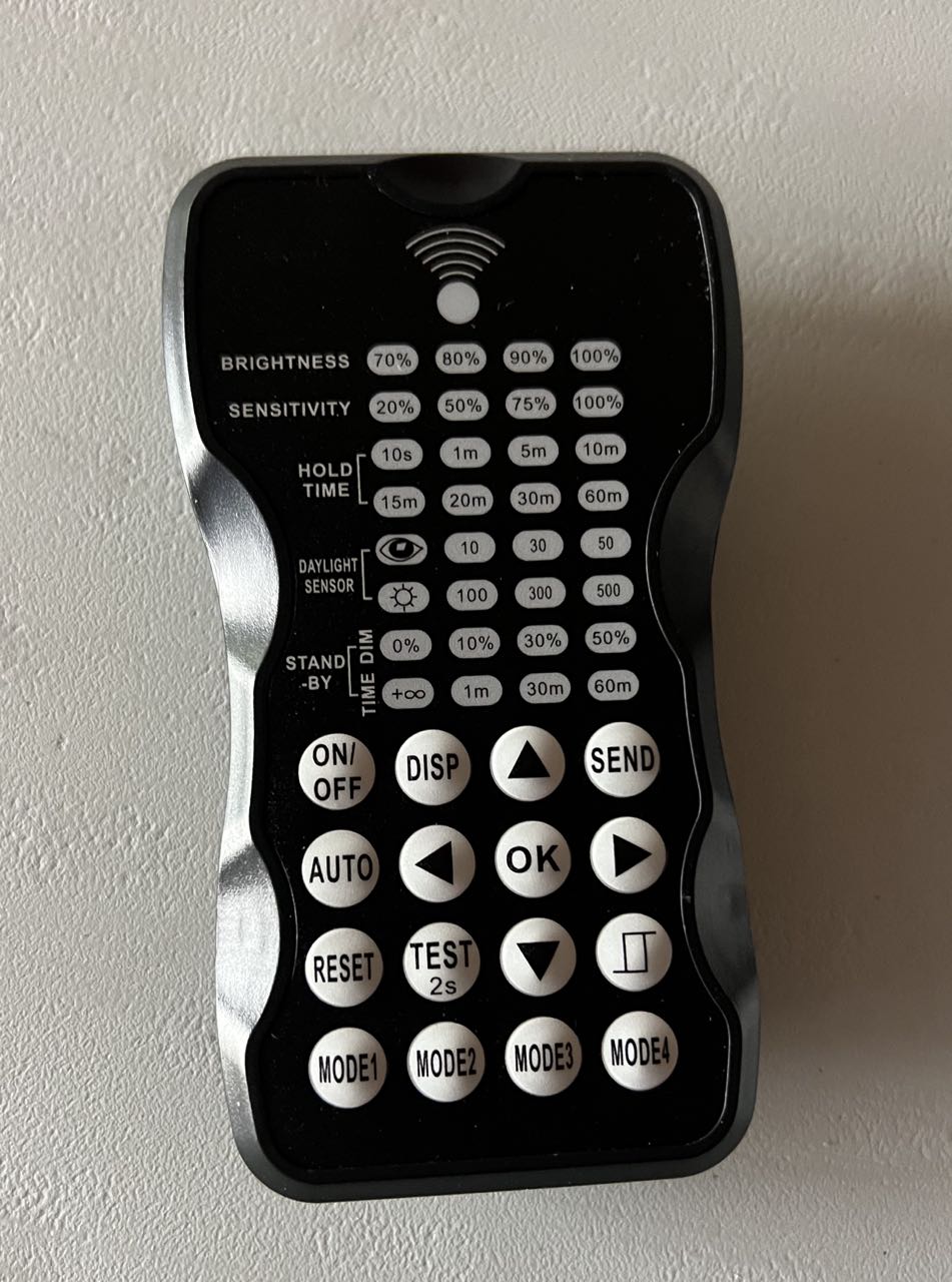 Motion Sensor Control: Remote Control - RC-100