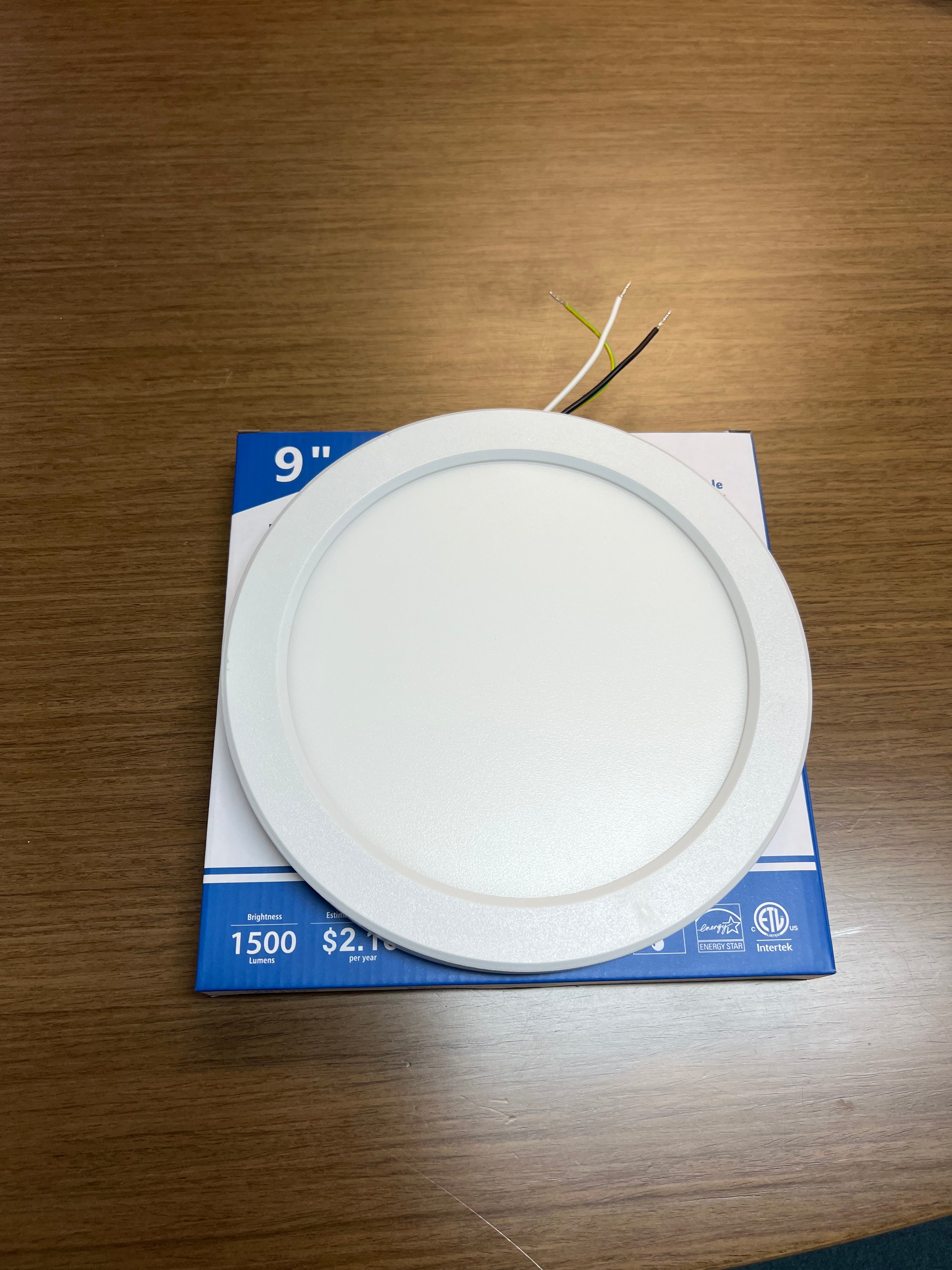 LED Surface mount downlight 9" SMD-R9-18W-CCT (WH)
