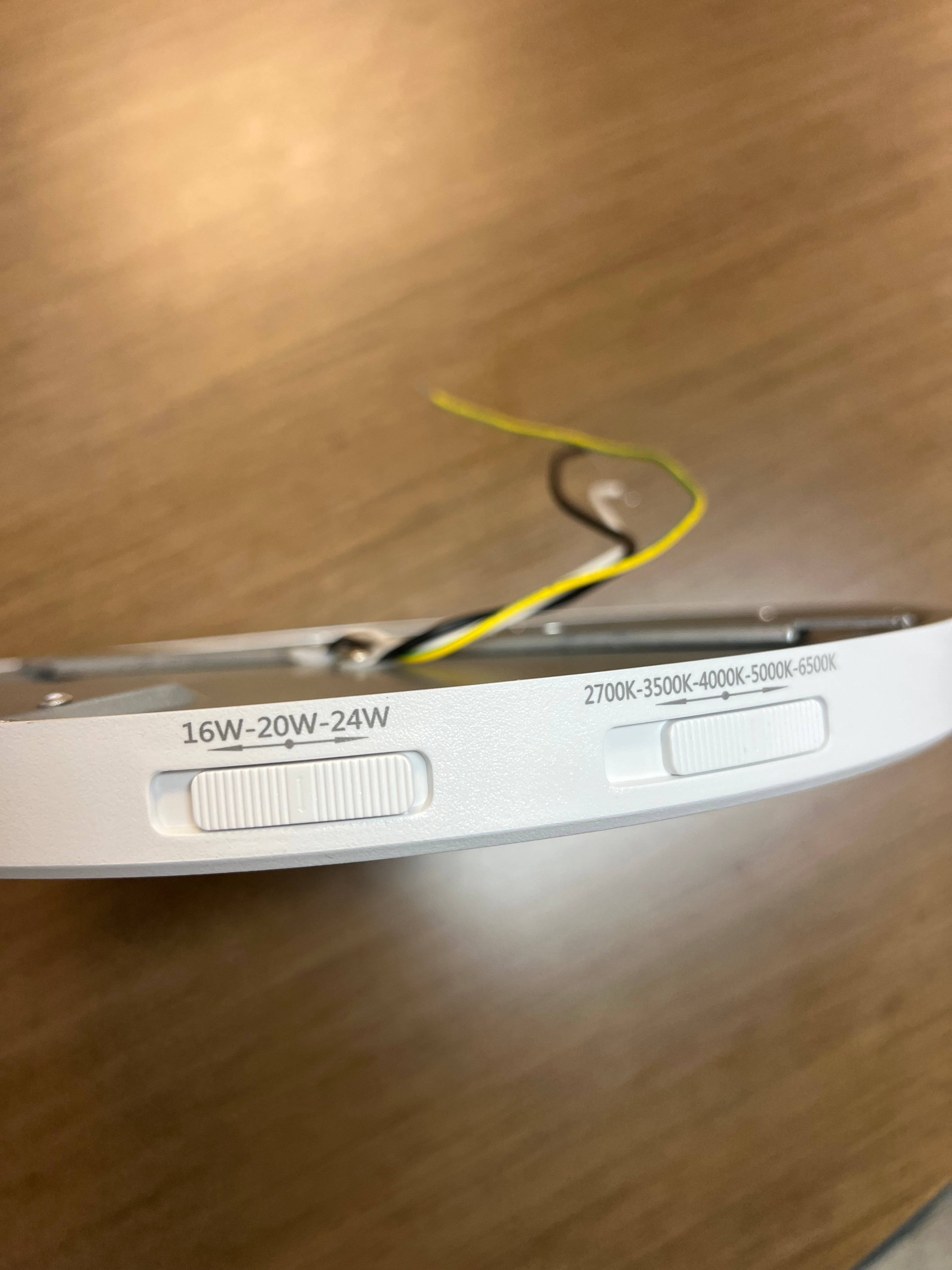 LED Surface mount downlight 12" SMD-R12-24W-CCT (WH)