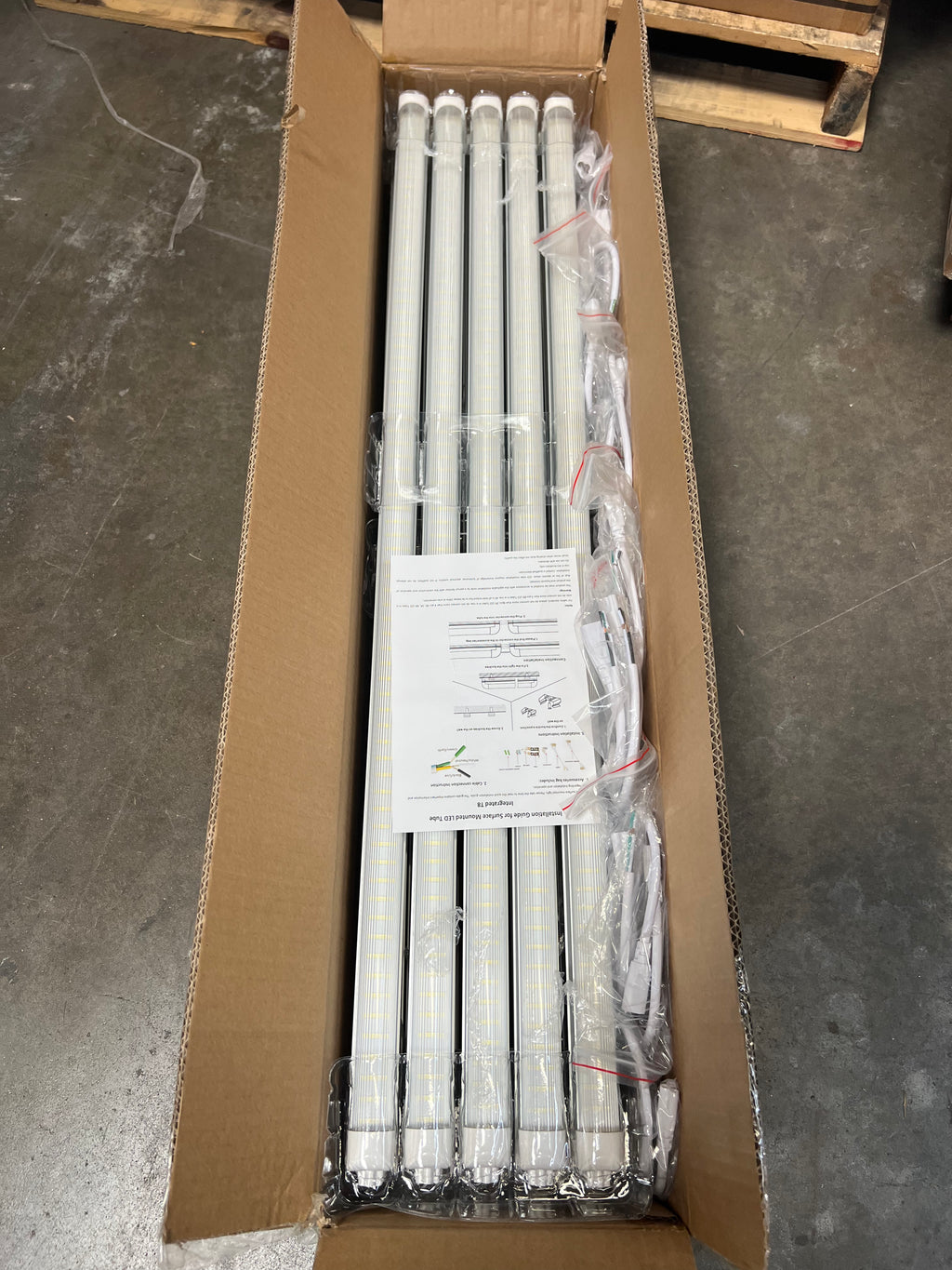 3Ft. 18 Watt LED T8 Integrated Tube Strip Cover T8INT-3FT-18W-65K(S)