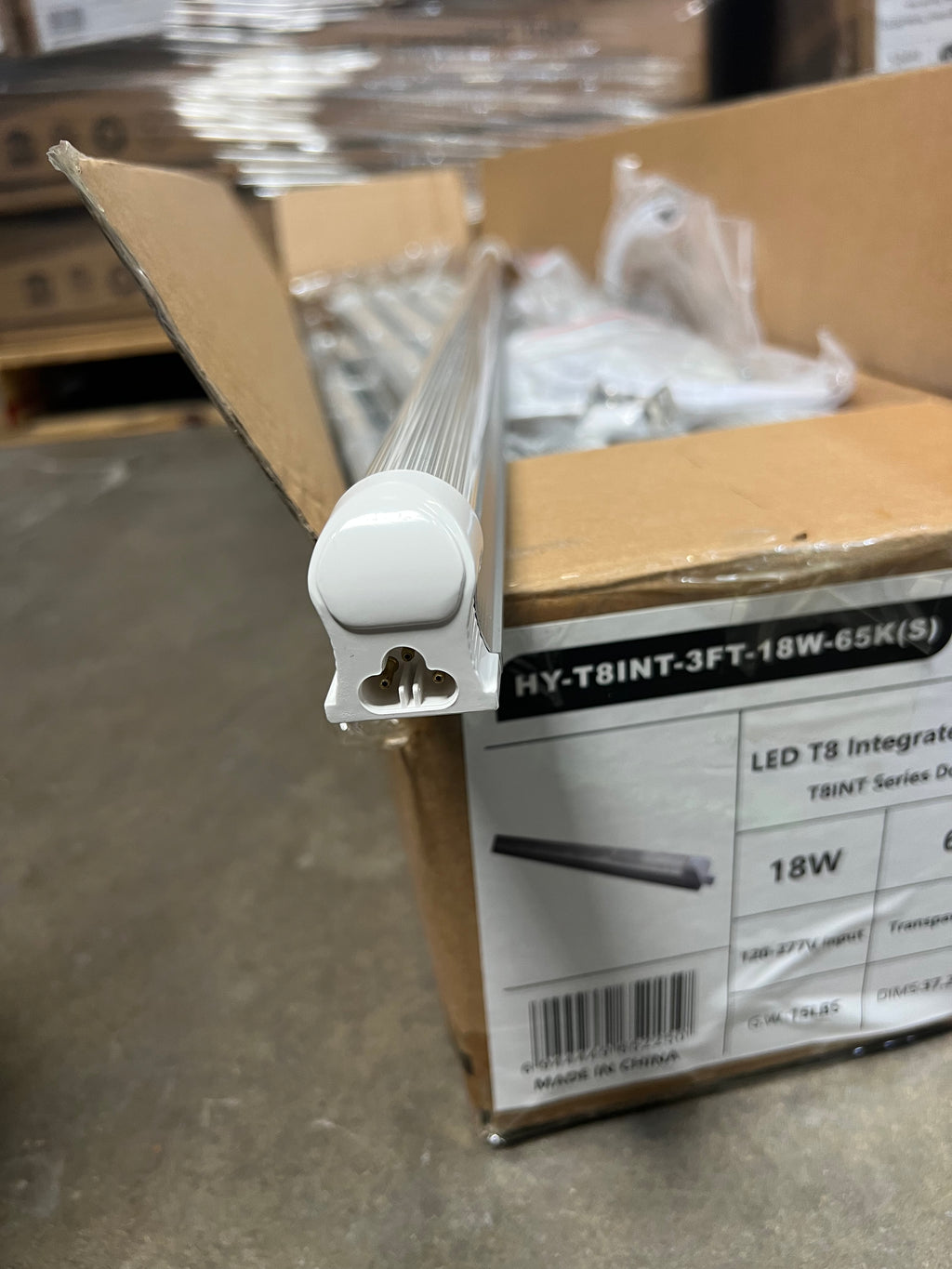 3Ft. 18 Watt LED T8 Integrated Tube Strip Cover T8INT-3FT-18W-65K(S)