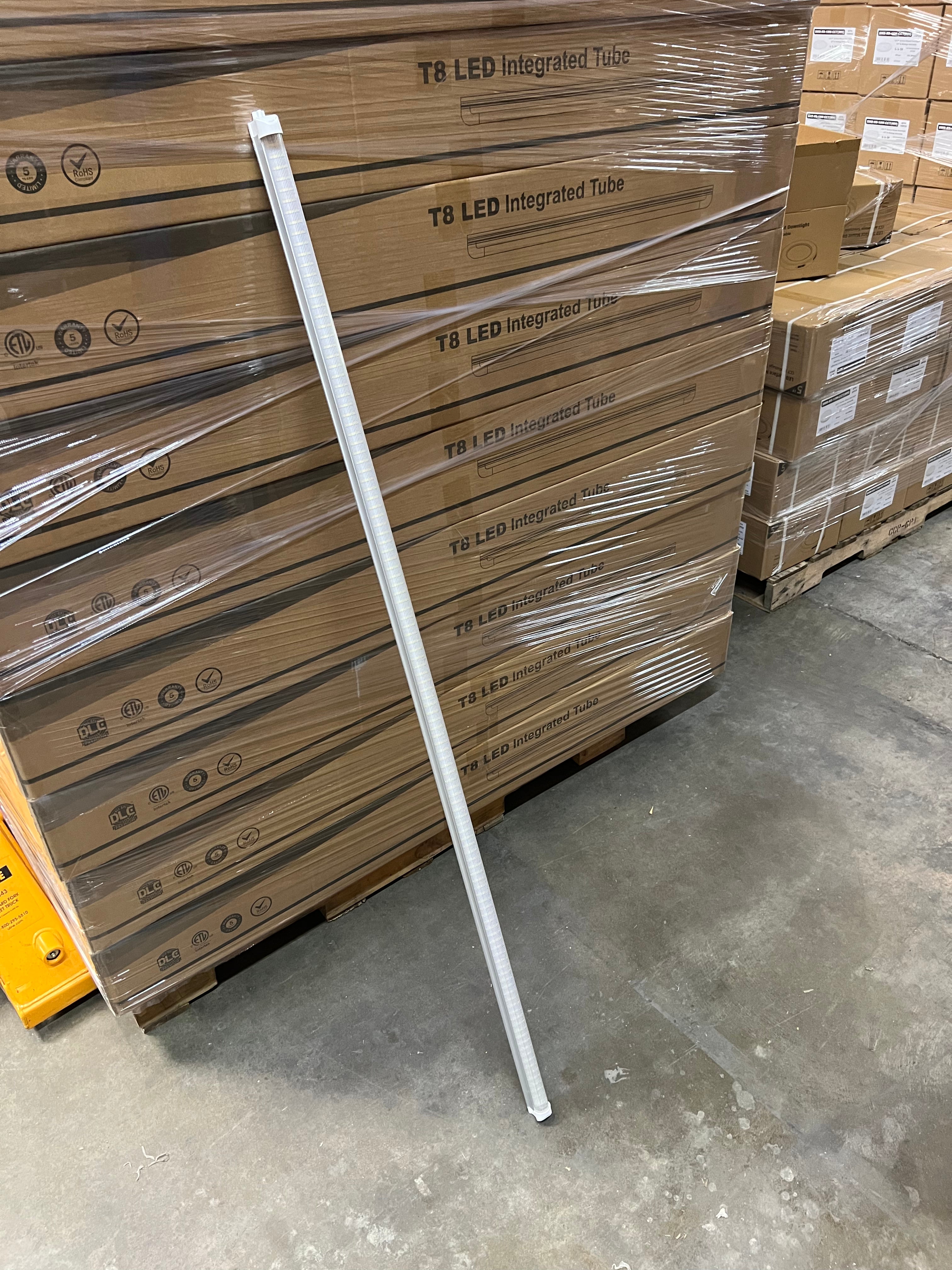 LED Integrated Tube Double LED Strip/5FT/ 36W/ 6500K/ Strip Cover-T8INT-5FT-36W-65K(S)