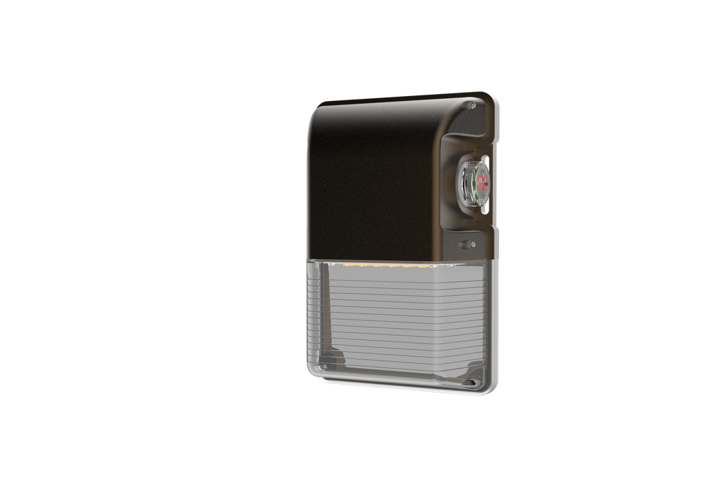 LED MINI WALL PACK with photocell 15/20/25W 3500/5000/6500K AC120-277V MWP-962-3W3CCT