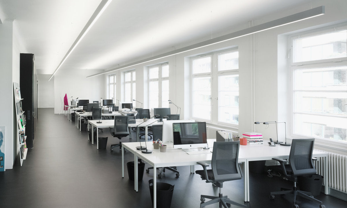 LED Suspended Up and Down Linear Light 4FT-LUD-50W-30K/40K/50K (WH)
